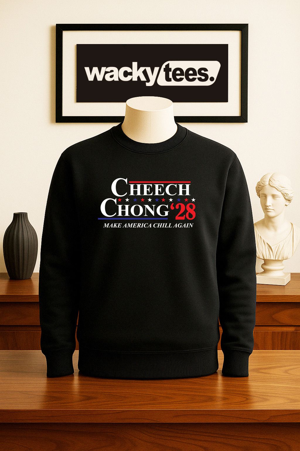 Other Cheech and Chong 2028 Election Parody Make America Tee Shirt Size US L / EU 52-54 / 3 - 3 Thumbnail