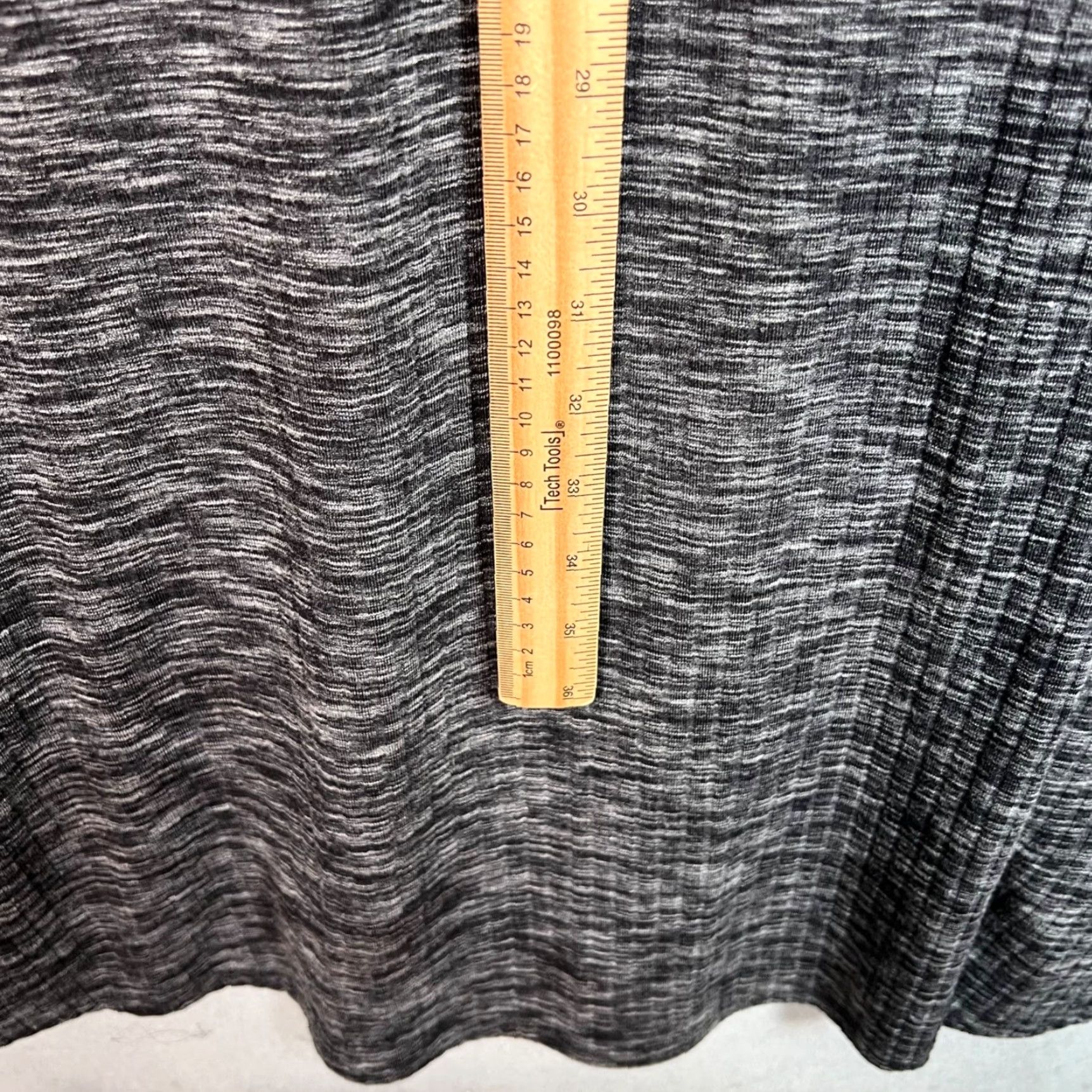 Vintage Kimchi Blue Wrap Dress Womens Size M Long Sleeve Heather Gray Midi Casual Size M / US 6-8 / IT 42-44 - 7 Thumbnail