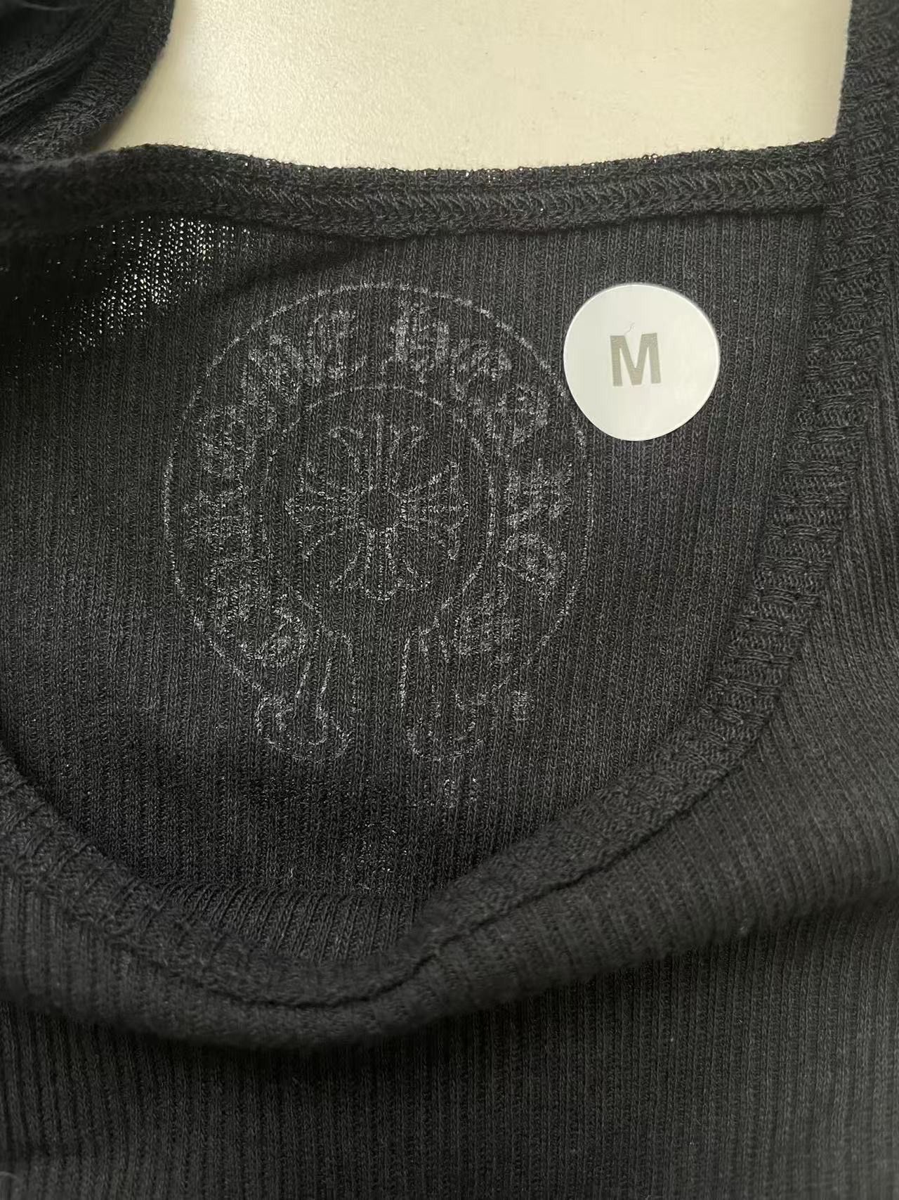 Chrome Hearts Chrome Hearts Cross T-Bar Black Tank Top Size M / US 6-8 / IT 42-44 - 5 Thumbnail