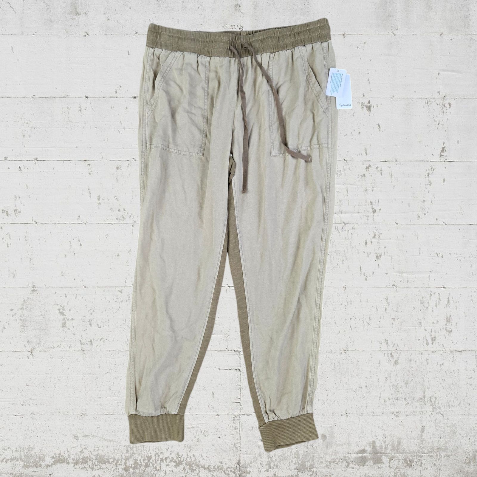 Splendid Splendid Tan High Waisted Joggers Size XL Size 38" / US 16 / IT 52 - 3 Thumbnail