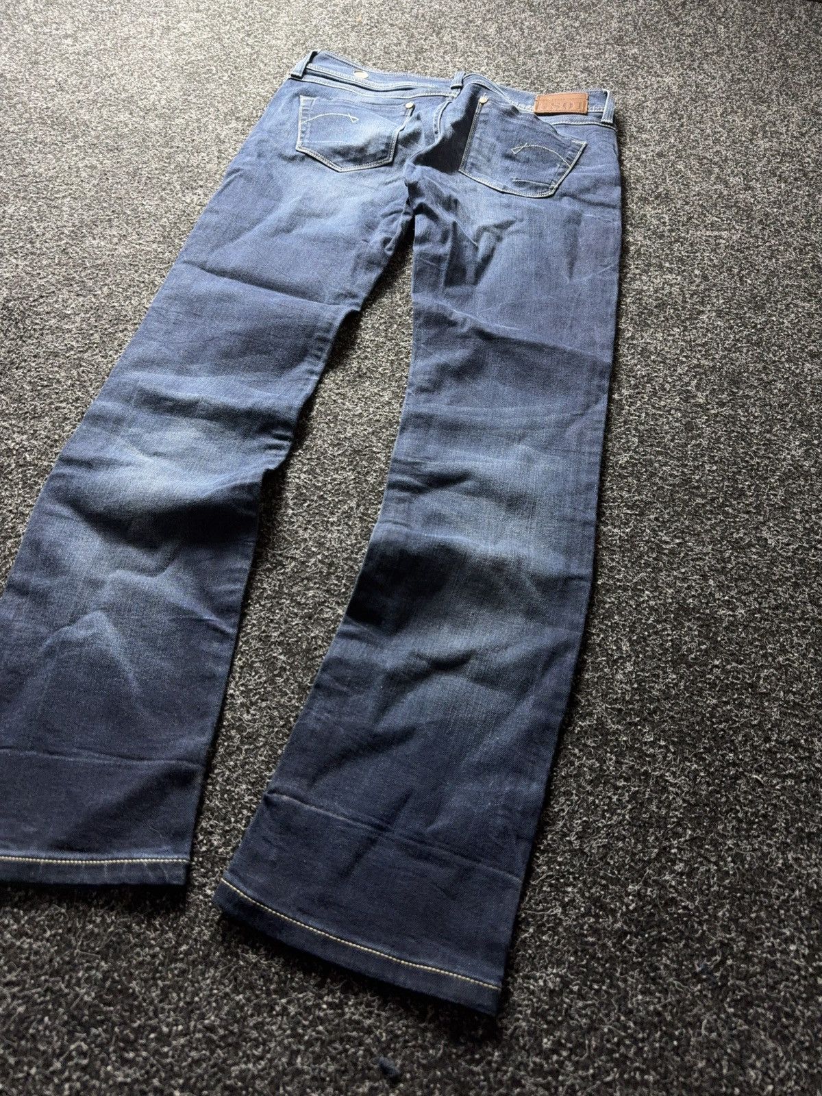 G-Star Vintage 00s Y2K G-Star RAW Straight Jeans Dark Wash Size 29" - 15 Thumbnail