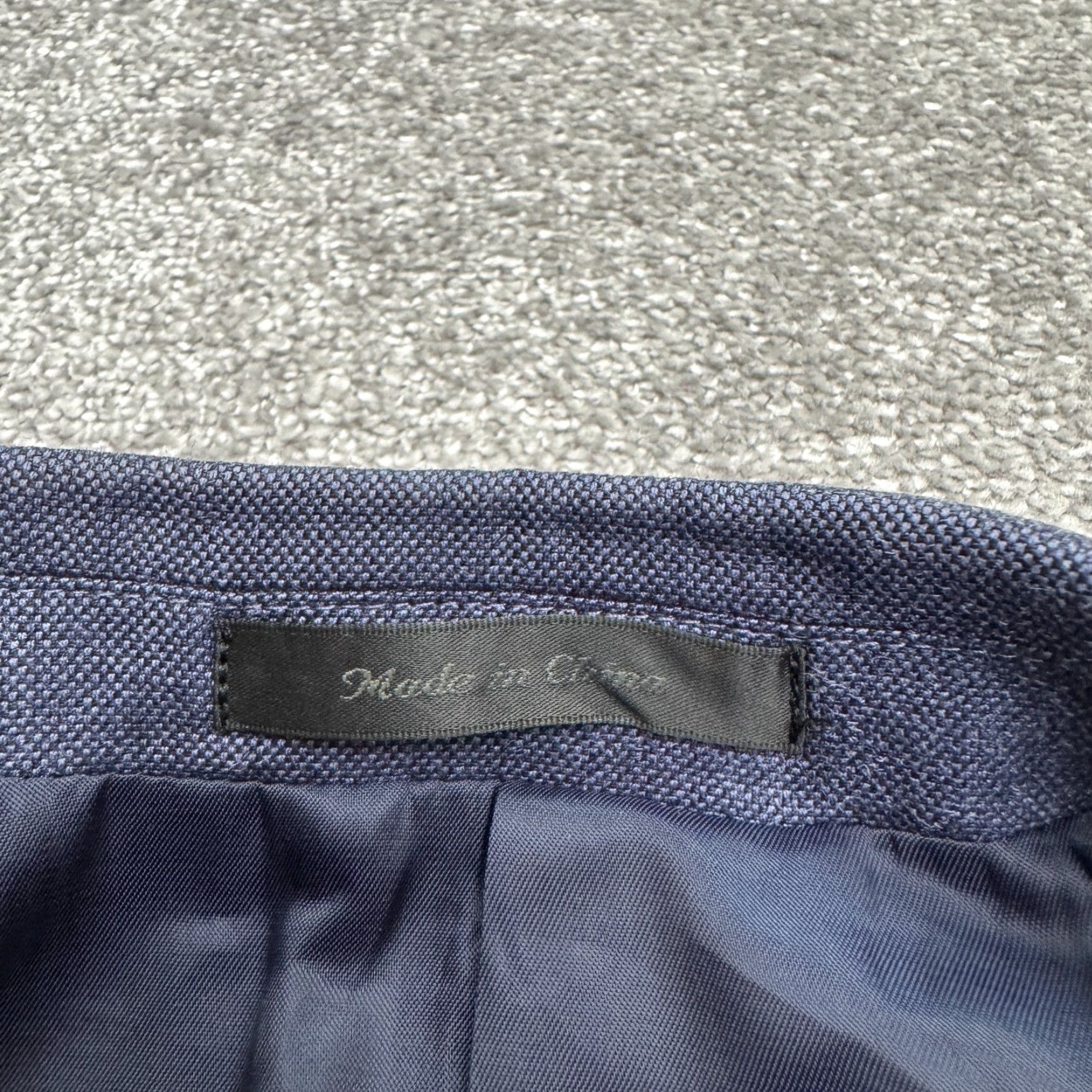 Ralph Lauren VINTAGE Ralph Lauren Men's Blazer Suit Jacket 38R Wool Silk Blue Classic Business Office Formal Size 38R - 6 Thumbnail