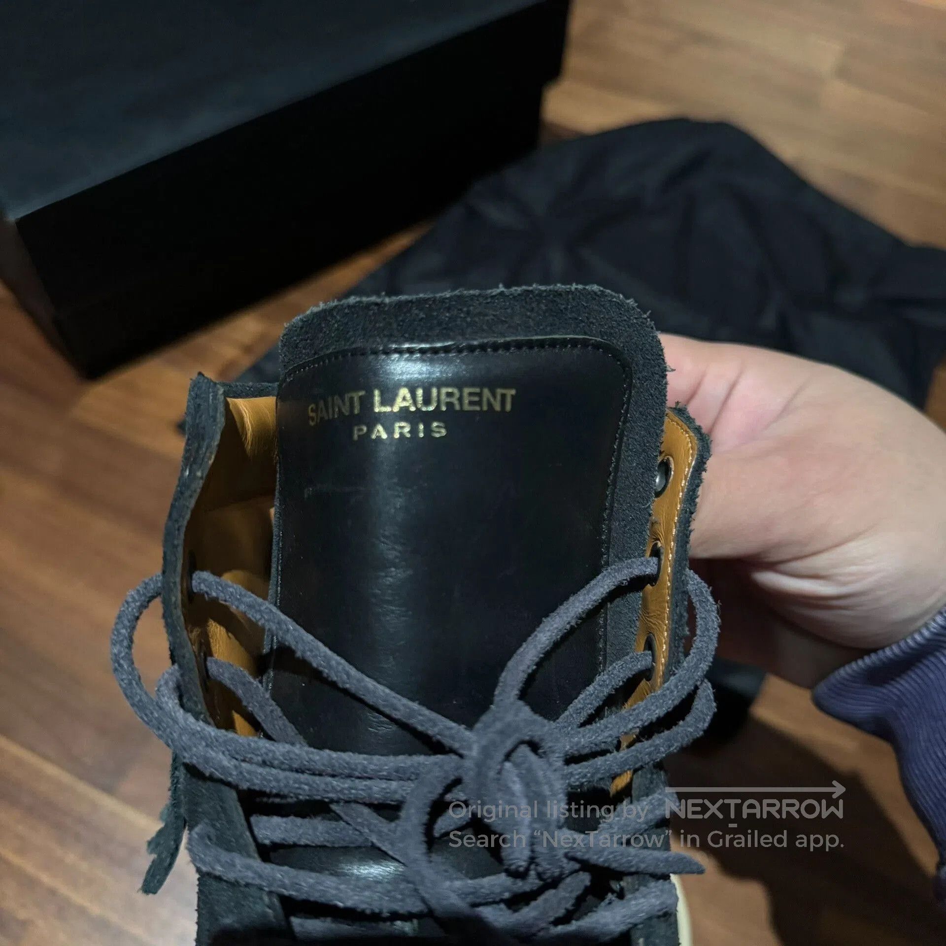 Saint Laurent Paris Saint Laurent Leather Casual Sneakers for Men. Size US 7 / EU 40 - 5 Thumbnail