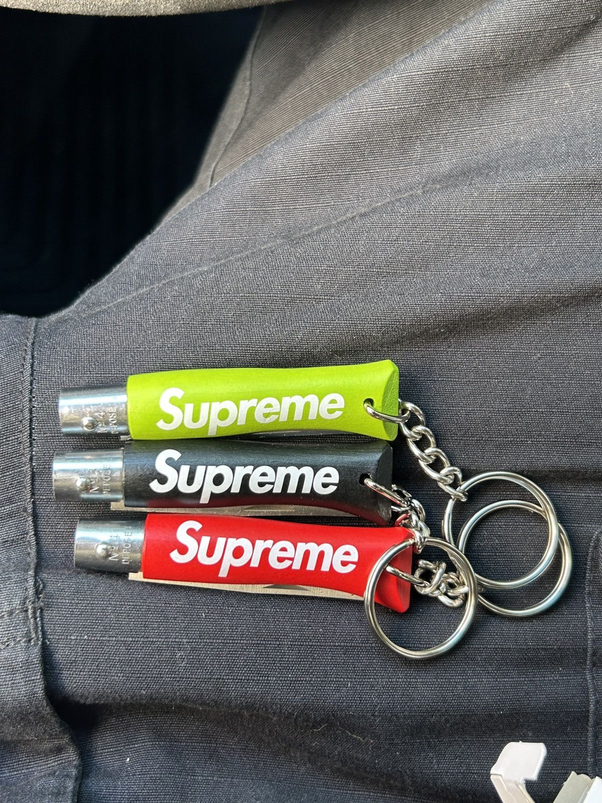 Supreme Supreme opinal folding knife keychain 3 pack Size ONE SIZE - 1 Thumbnail