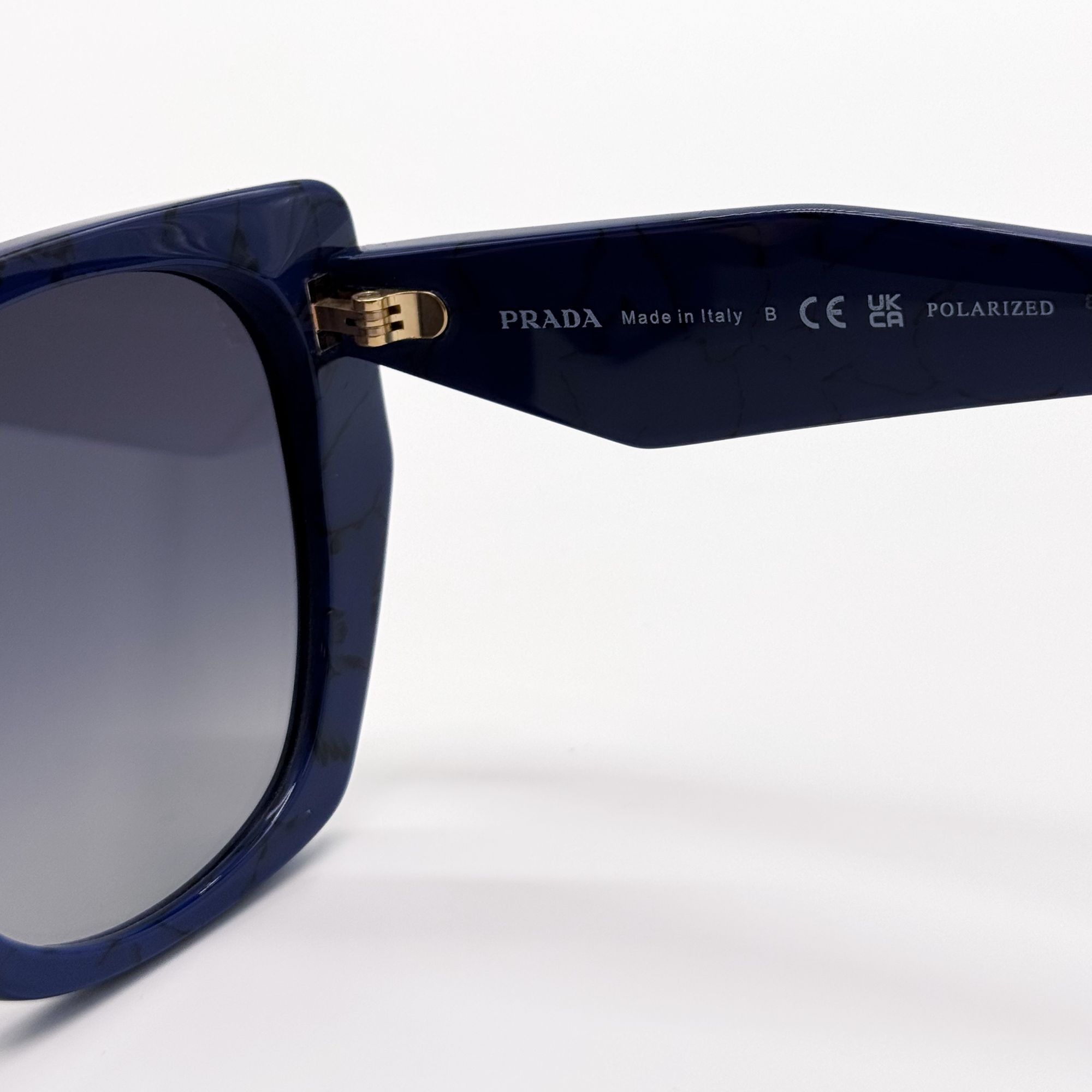 Prada NEW PRADA SUNGLASSES PR19ZS 18D5W1 BLUE PR 19ZS, SPR 19Z Size ONE SIZE - 7 Thumbnail