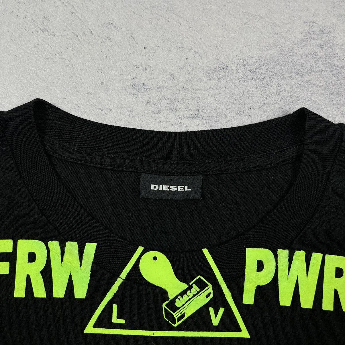 Diesel Designer Diesel T-Ball-X2 oversize neon big logo T Shirt Size US XS / EU 42 / 0 - 10 Thumbnail