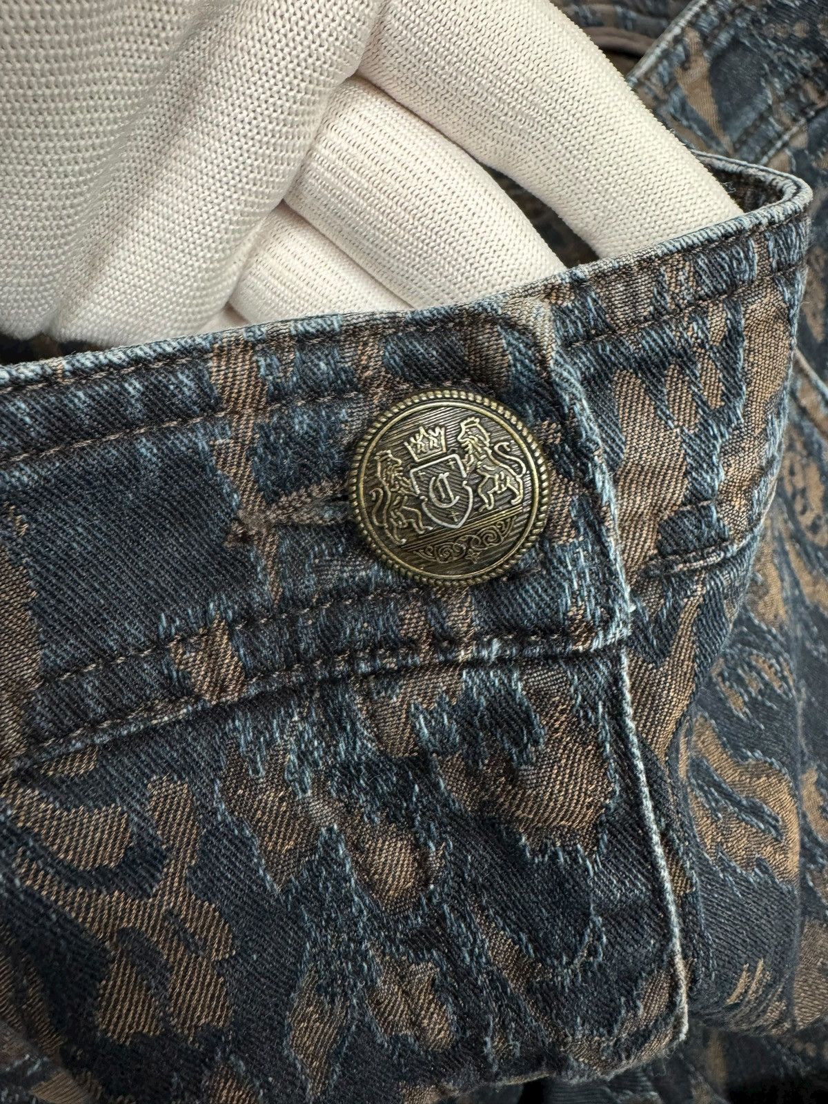 Cavalli Class Class Roberto Cavalli Embroidery Jeans Printed Slim size M Size 28" / US 6 / IT 42 - 12 Thumbnail