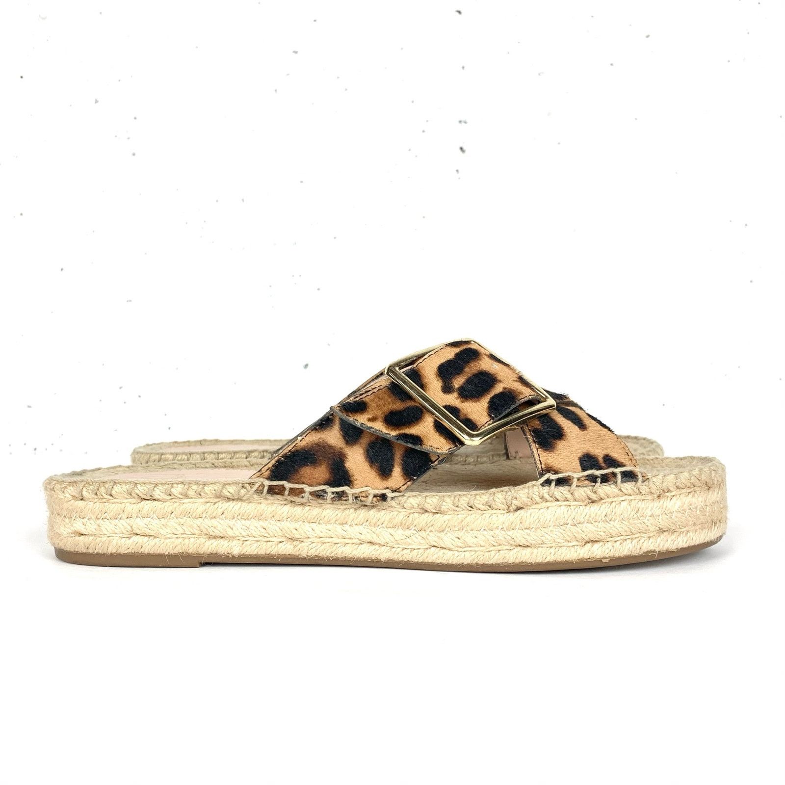 J shops crew leopard print sandals