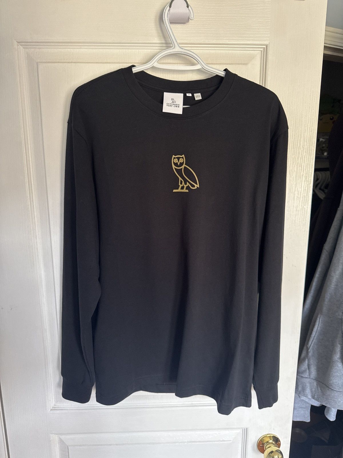 October's Very Own OVO Longsleeve Logo Black Size US M / EU 48-50 / 2 - 1 Thumbnail