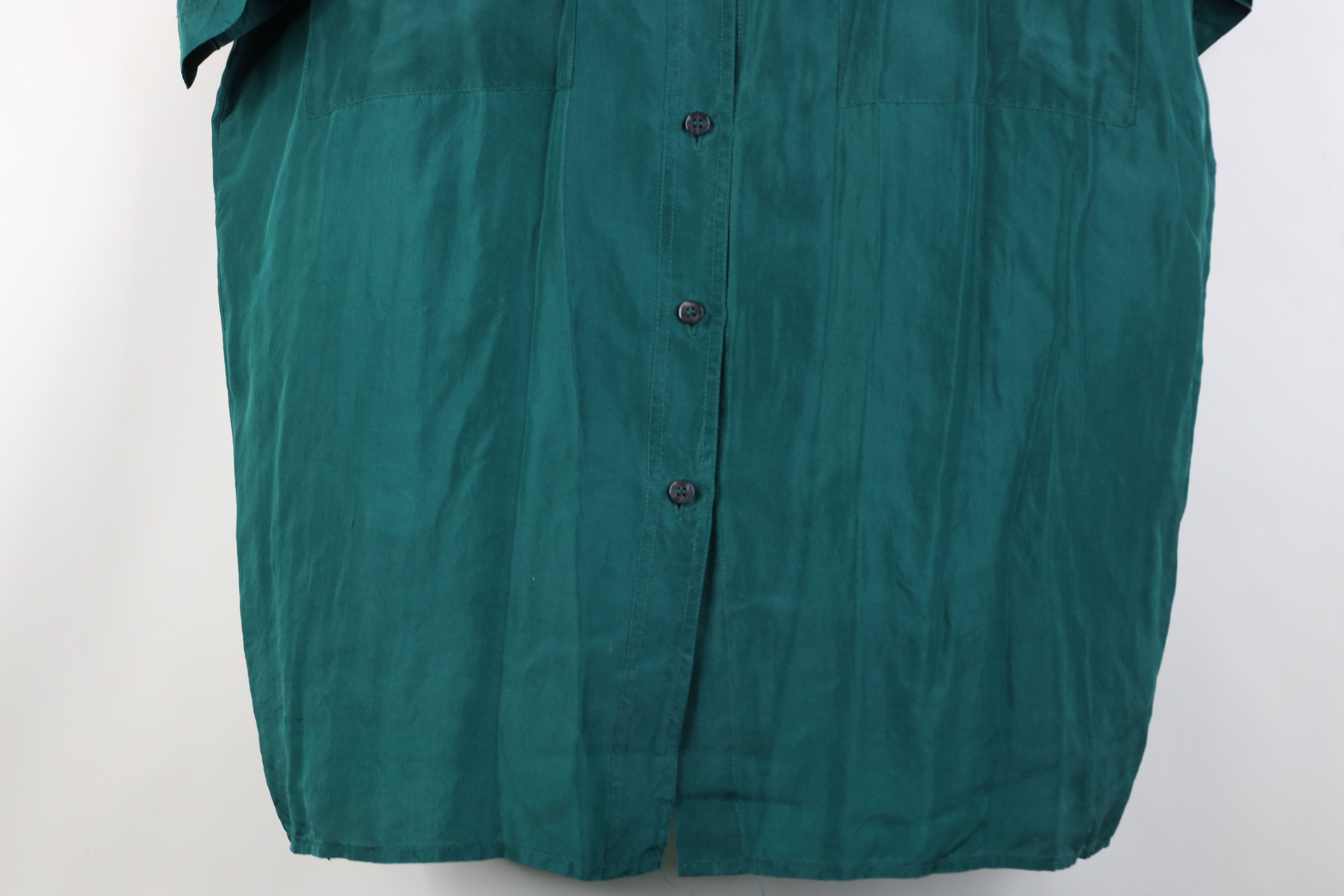 Vintage Vintage 90s Streetwear Short Sleeve Collared Button Shirt Size M / US 6-8 / IT 42-44 - 3 Thumbnail