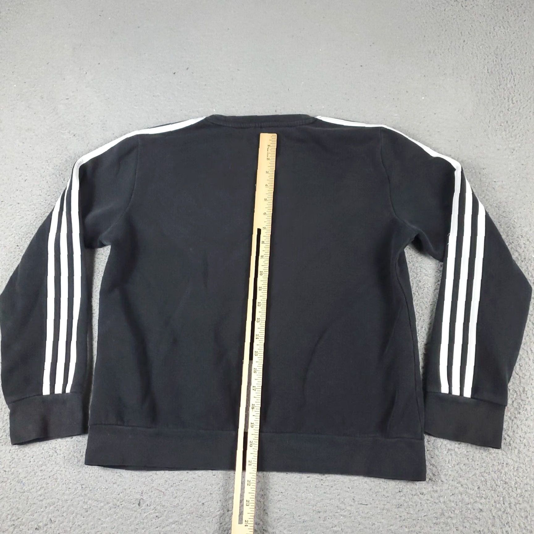 Adidas Adidas Women’s Sweater Pullover Casual Large Black Knit Logo All Seasons Size L / US 10 / IT 46 - 5 Thumbnail