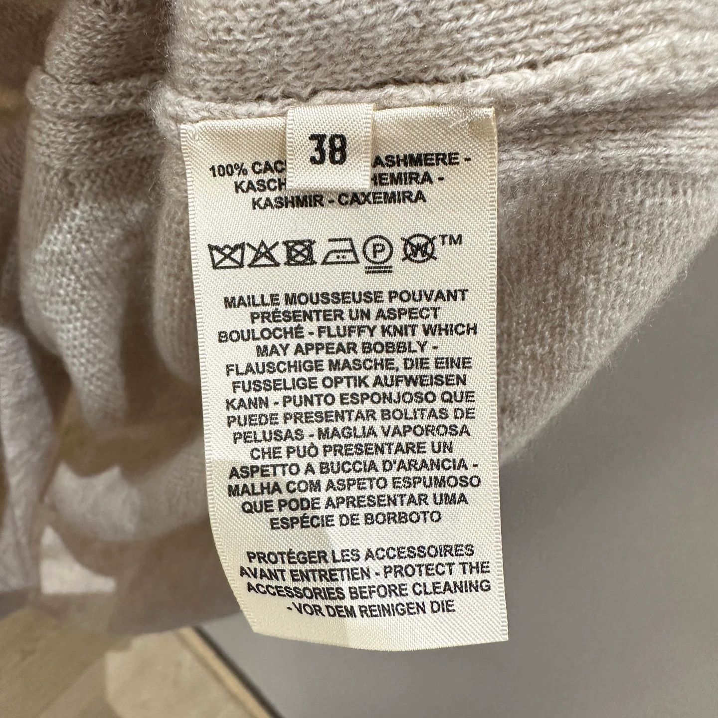 Hermes Hermes may614 Logo Steel Knit Cashmere Sweater 38 Size S / US 4 / IT 40 - 4 Thumbnail