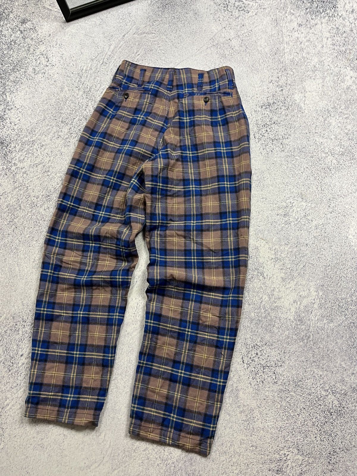 Nigel Cabourn Nigel Cabourn Vintage Wool Cheked Pants Rare Made in England Size 32" / US 10 / IT 46 - 14 Thumbnail