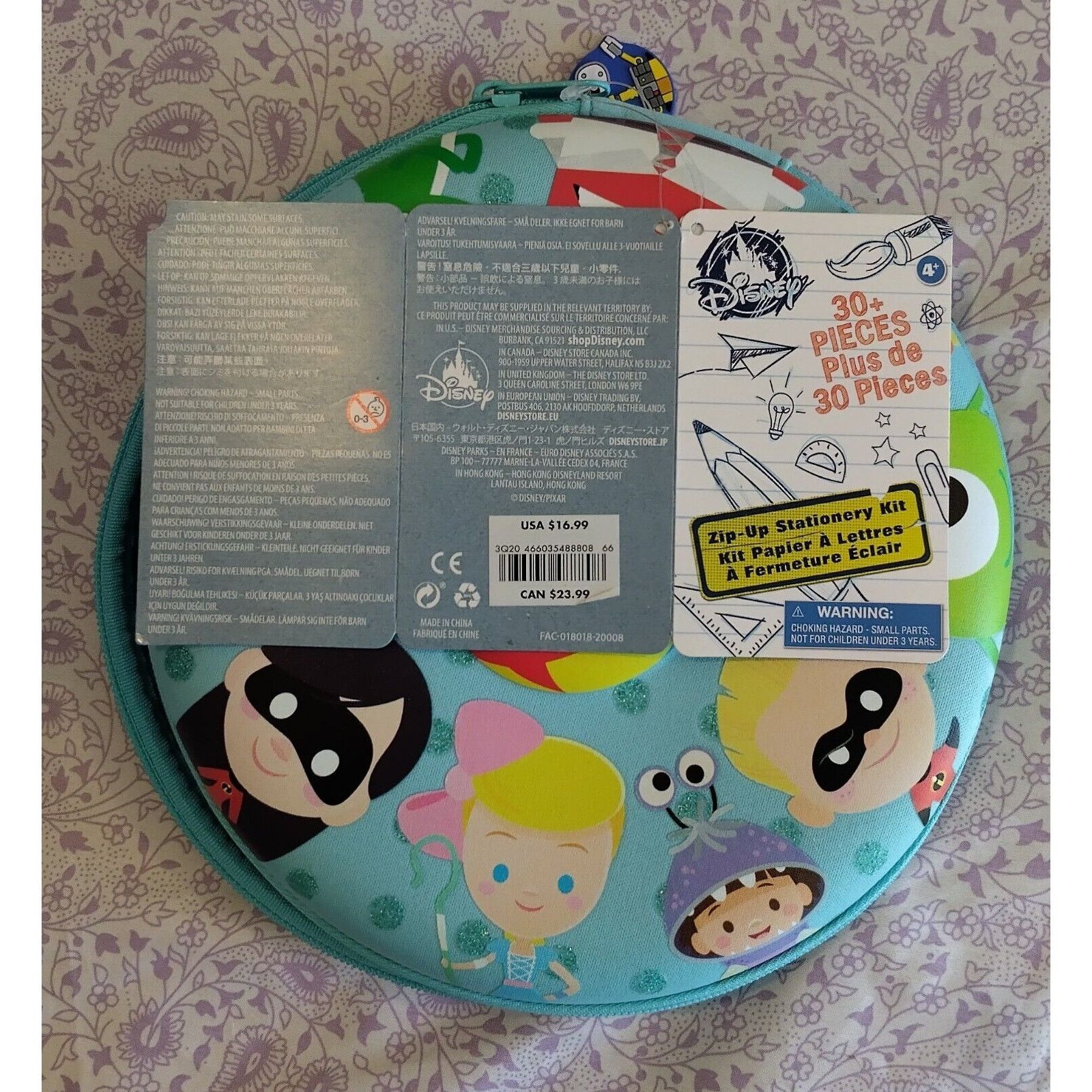 Disney Disney Pixar Zip Up Stationary Kit 30+ Piece Promote Artists Size ONE SIZE - 9 Thumbnail