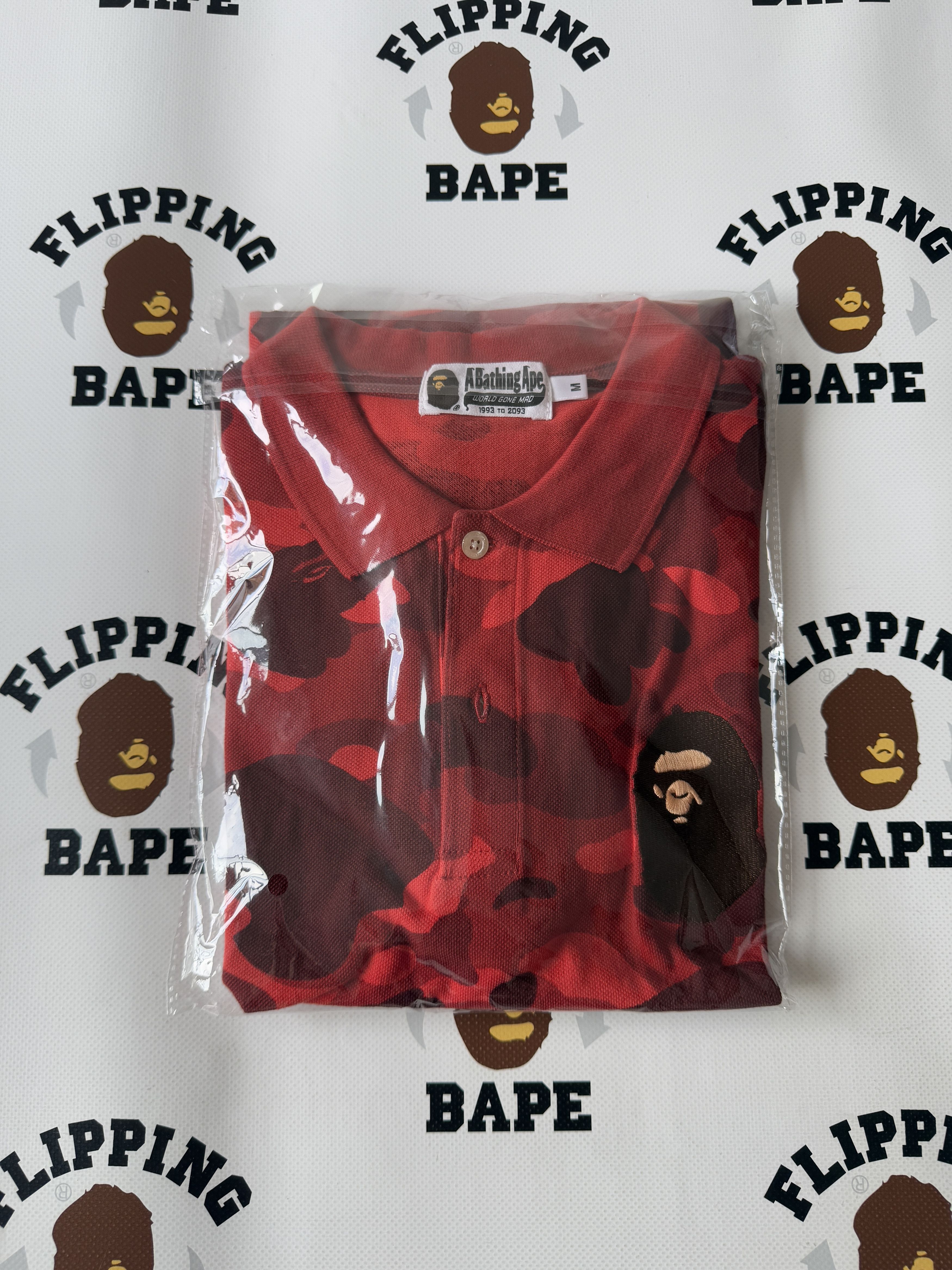 Bape BAPE COLOR CAMO BIG APE HEAD POLO SHIRT Size US M / EU 48-50 / 2 - 8 Thumbnail