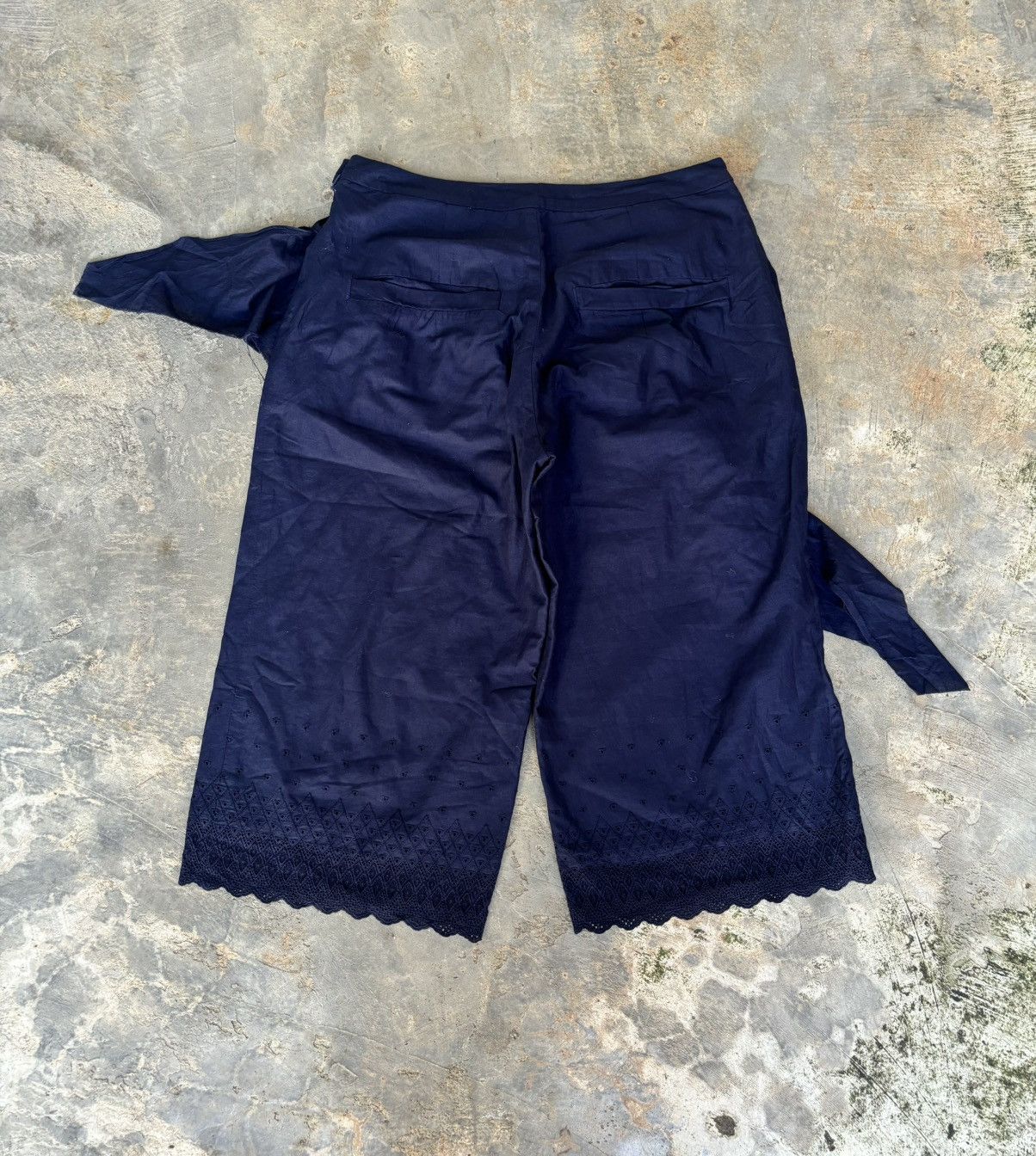 Sacai Sacai Luck Luxury Women's Pants Size 30" / US 8 / IT 44 - 4 Thumbnail