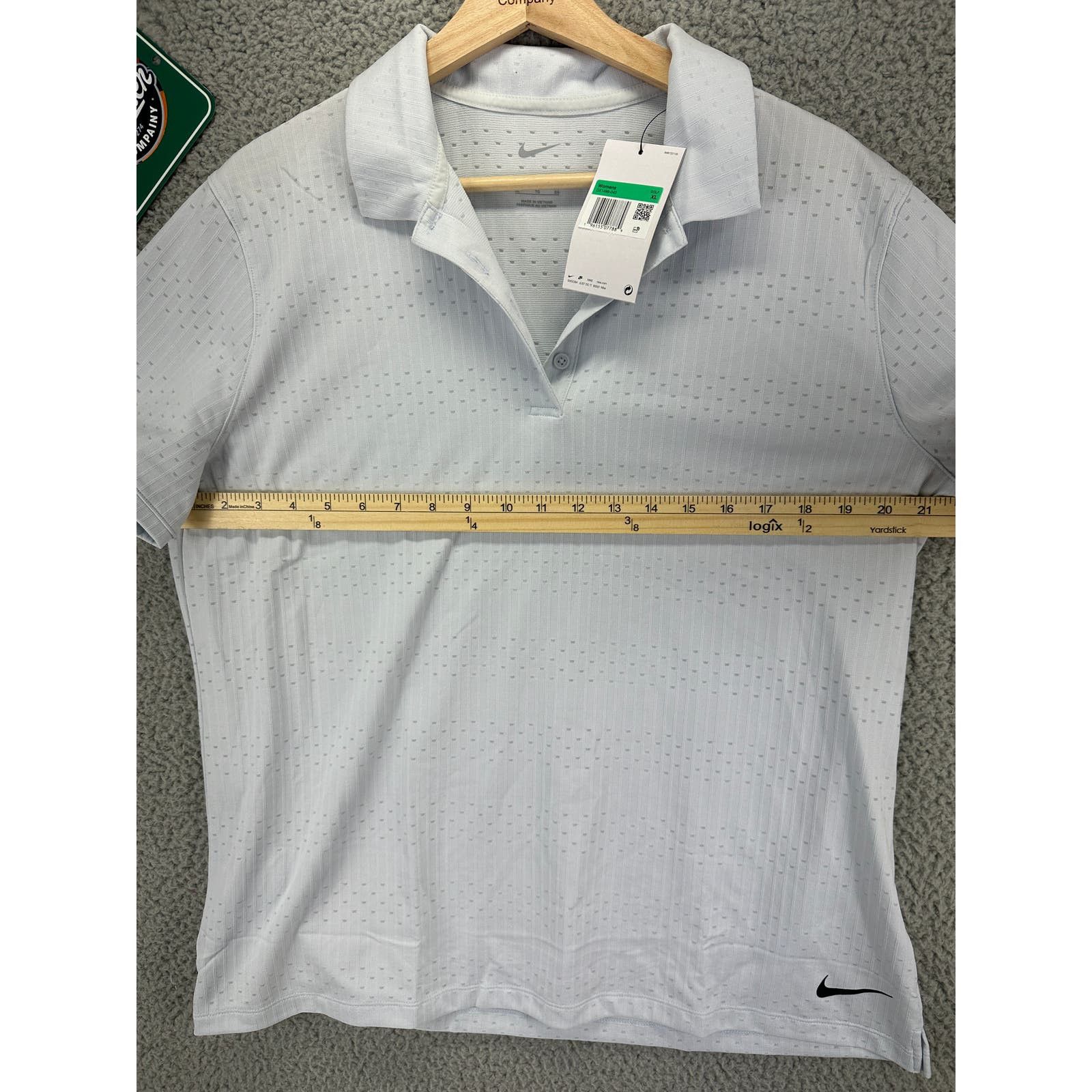 Nike Nike Tennis Performance Polo Shirt Womens Grey Dri-Fit XL Size XL / US 12-14 / IT 48-50 - 6 Thumbnail