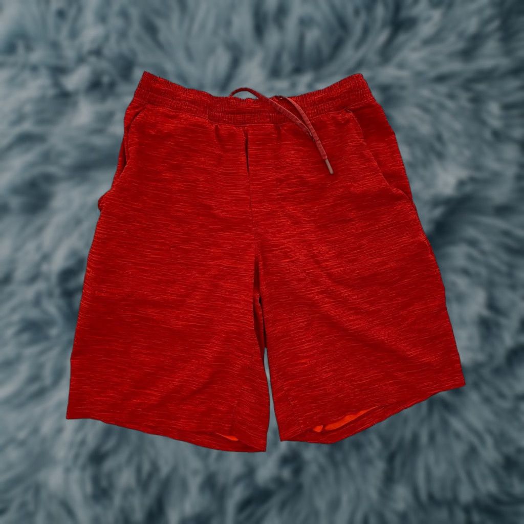 Lululemon VINTAGE Not Applicable Lululemon Shorts Mens Small Activewear Gym Running Casual S Red Pace Breaker Size US 29 - 1 Thumbnail