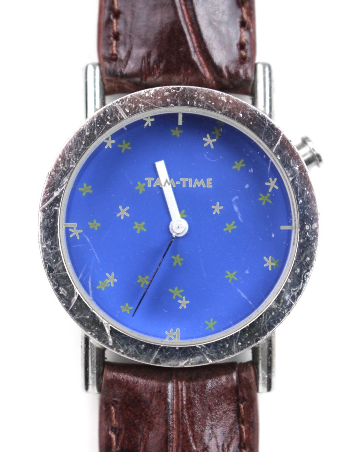 Hysteric Glamour SIN “TAM-TIME” STARFIELD DIAL WATCH – BROWN CROCO STRAP Size ONE SIZE - 1 Thumbnail