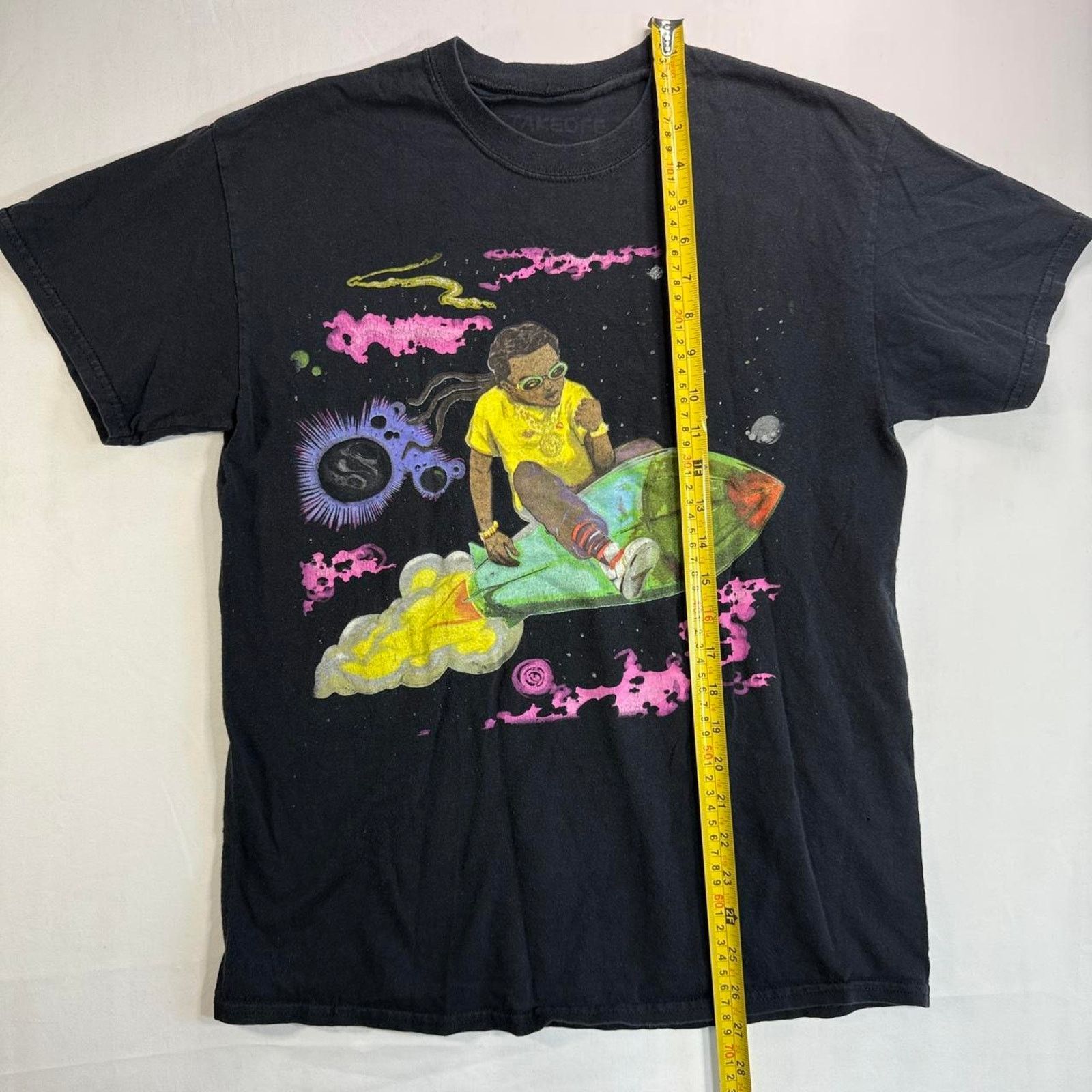 Comfort Colors RARE Migos Takeoff Rap Tee “The Last Rocket” Size US M / EU 48-50 / 2 - 2 Thumbnail