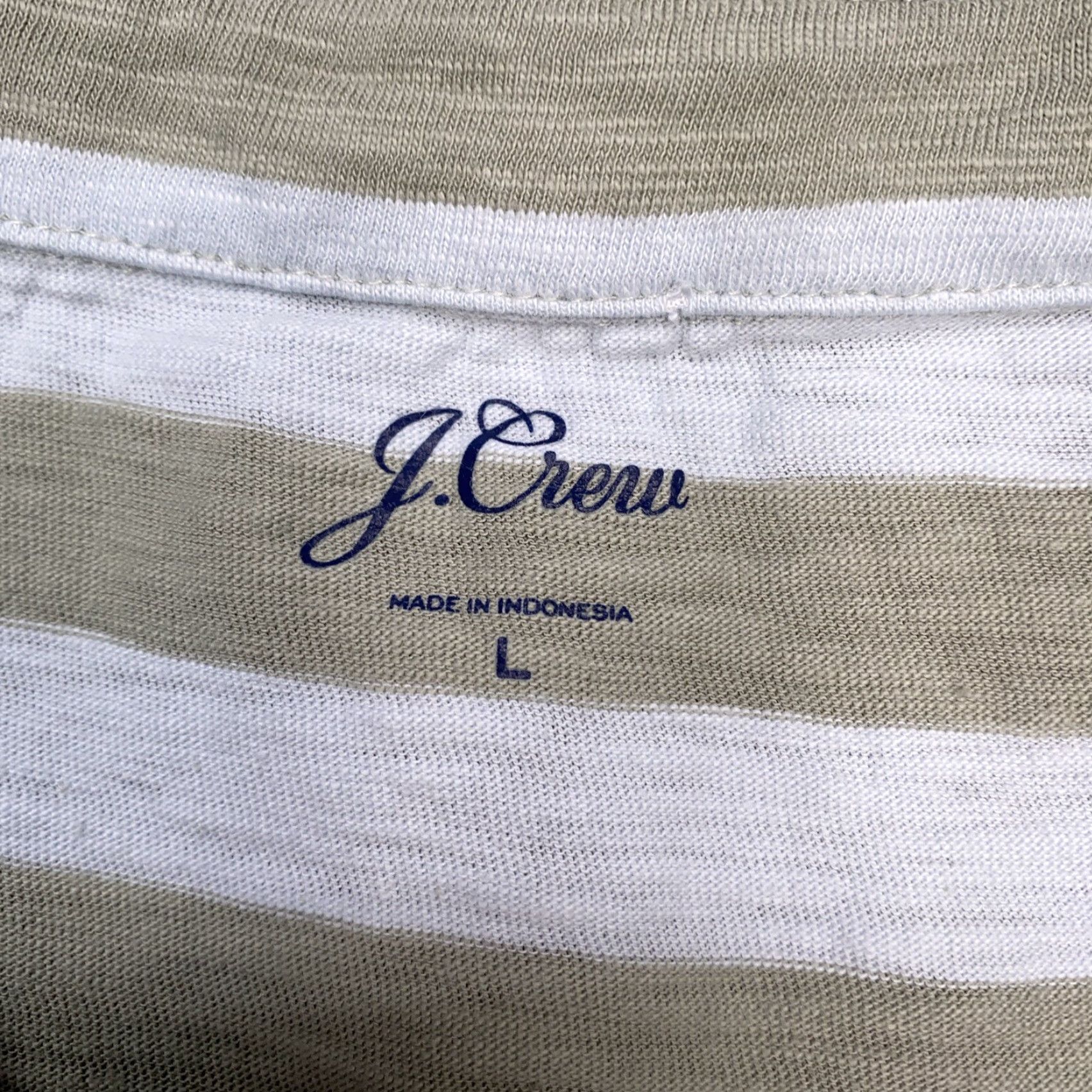 J.Crew J.CREW Polo Shirt Men L Striped Multicolor 100% Cotton Casual Shirt Size US L / EU 52-54 / 3 - 4 Thumbnail