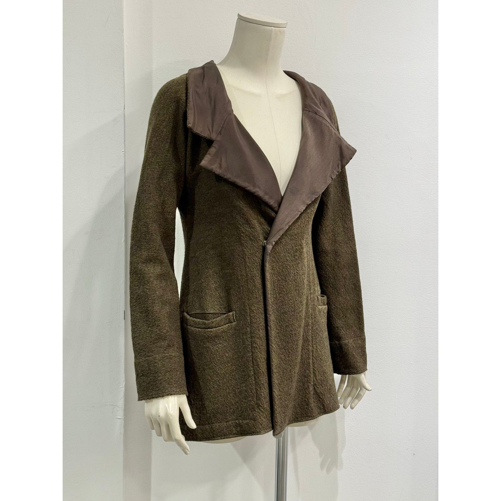 Yohji Yamamoto 2000s Y’s by Yohji Yamamoto asymmetrical jacket Size XS / US 0-2 / IT 36-38 - 3 Thumbnail