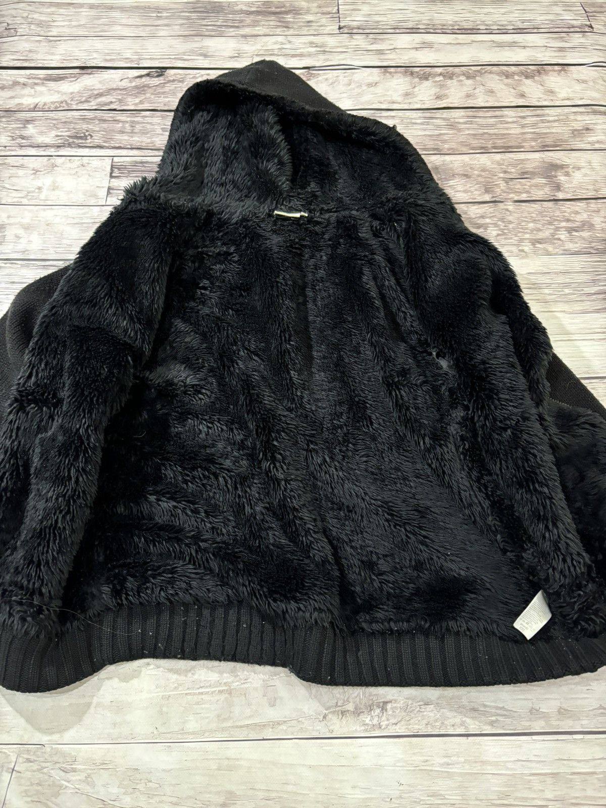 Hysteric Glamour × If Six Was Nine VTG Y2K AVANT GARDE IF SIX WAS NINE STYLE MOHAIR FUR HOODIE Size US L / EU 52-54 / 3 - 4 Thumbnail