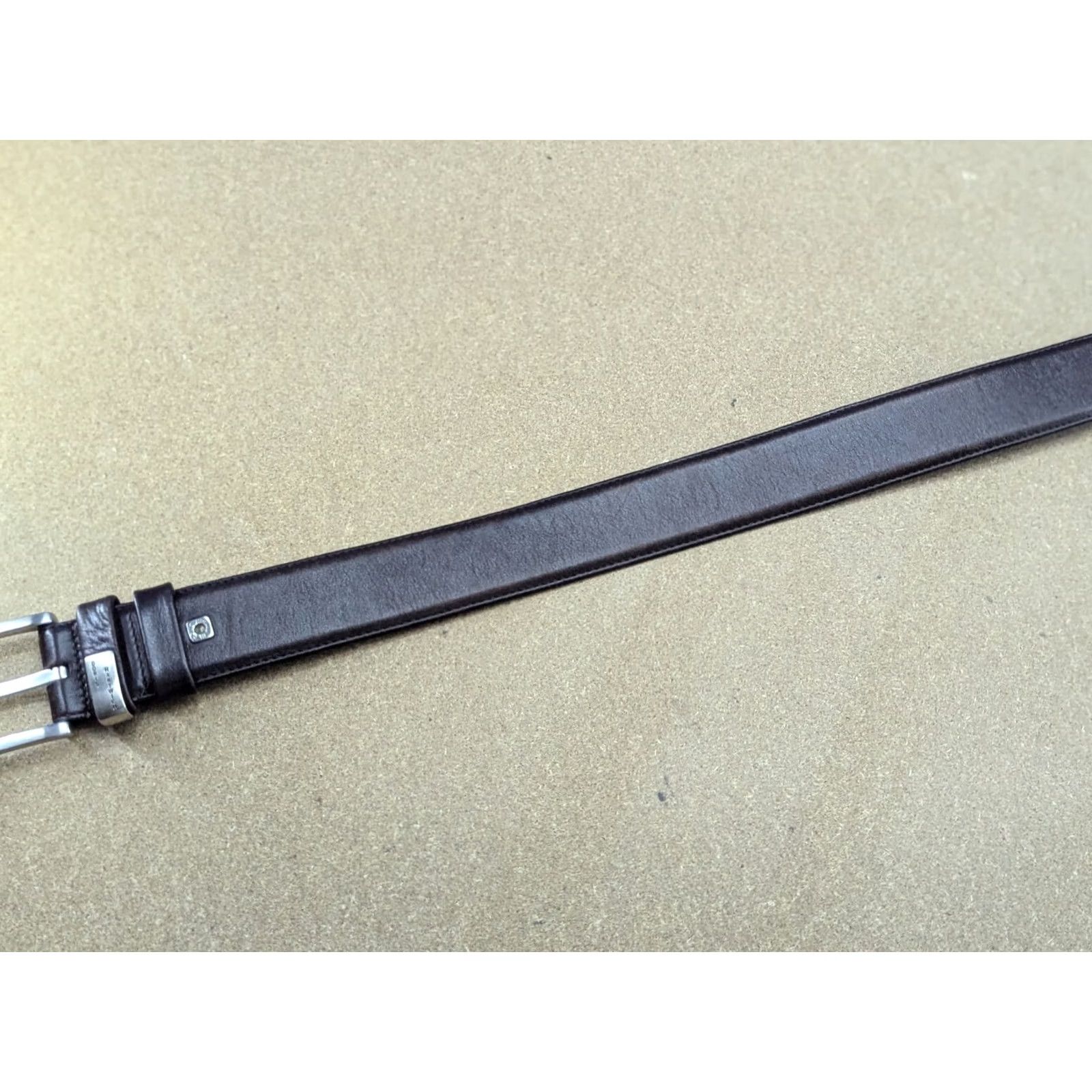Vintage Doris Hartwich Mens Brown Leather Belt Size 95 Germany Belt Men Brown Leather 95 Germany Size ONE SIZE - 4 Thumbnail