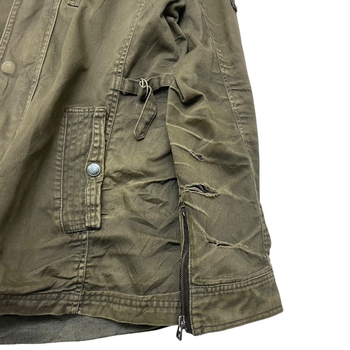Le Grande Bleu (L.G.B.) 🔥Vintage Distressed In the Attic Hooded Detachable Lining Size US M / EU 48-50 / 2 - 9 Thumbnail