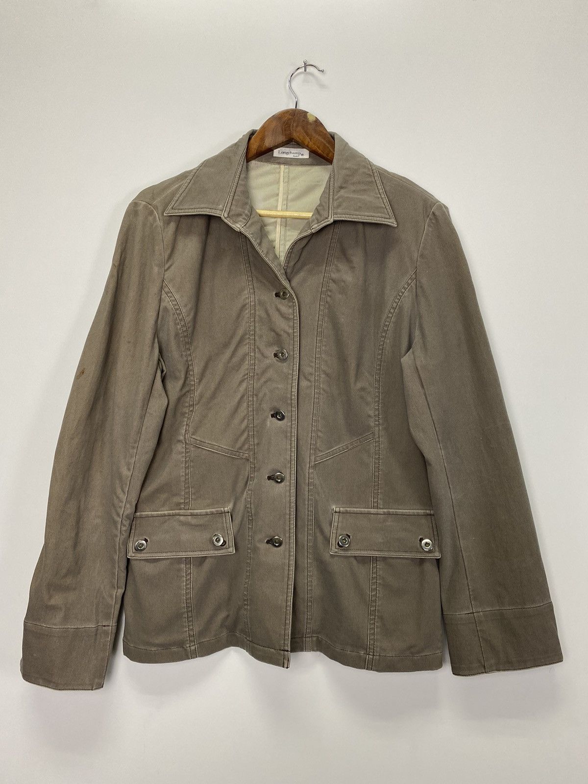Longchamp × Vintage Vintage Longchamp Jacket Size US M / EU 48-50 / 2 - 2 Thumbnail