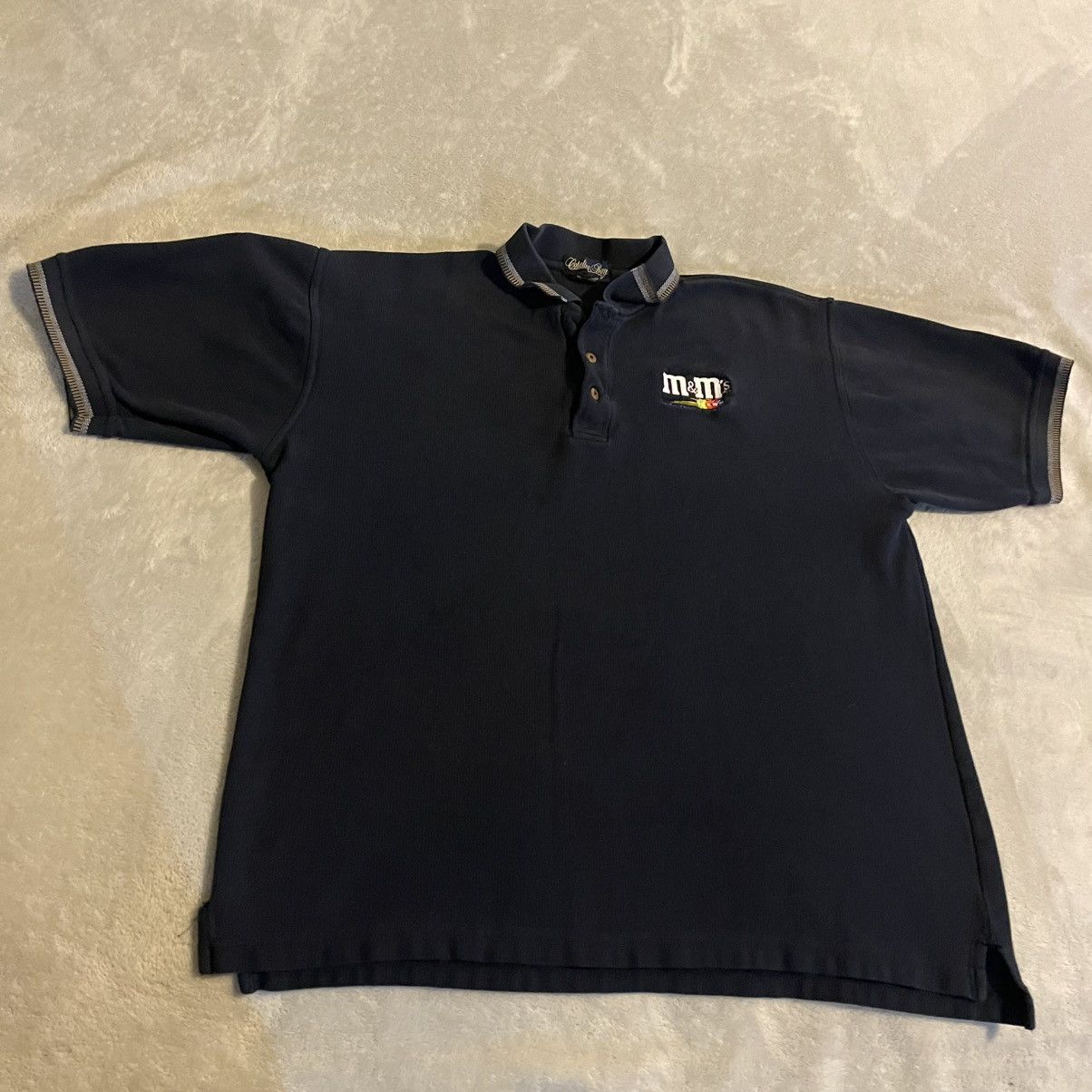 Catalina Vintage Shirt Men Large Blue Robert Yates Racing M&M's Polo Size US L / EU 52-54 / 3 - 1 Thumbnail