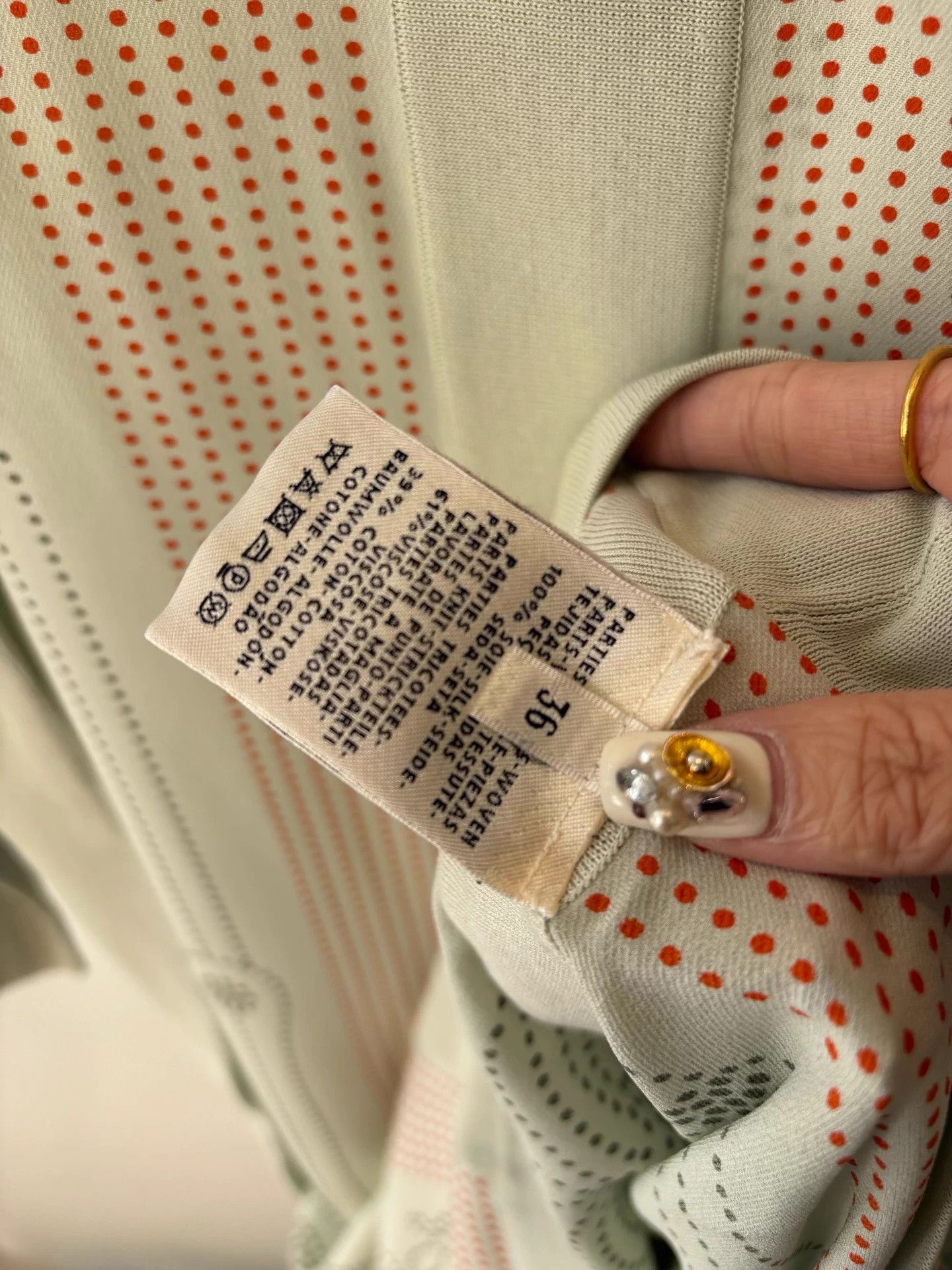 Hermes Hermes Mint Green Hollow-Out Dress 36 Size XS / US 0-2 / IT 36-38 - 4 Thumbnail
