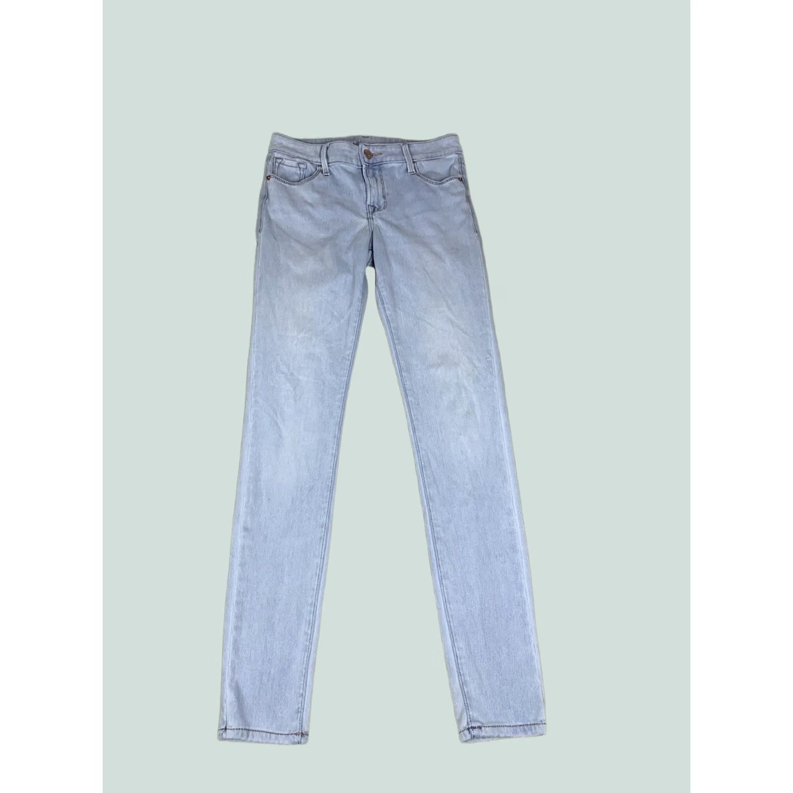 Old Navy Old Navy Womens Jeans Light Wash Size 2 Rockstar Super Skinny Blue Denim 24/7 Size 26" / US 2 / IT 38 - 1 Thumbnail