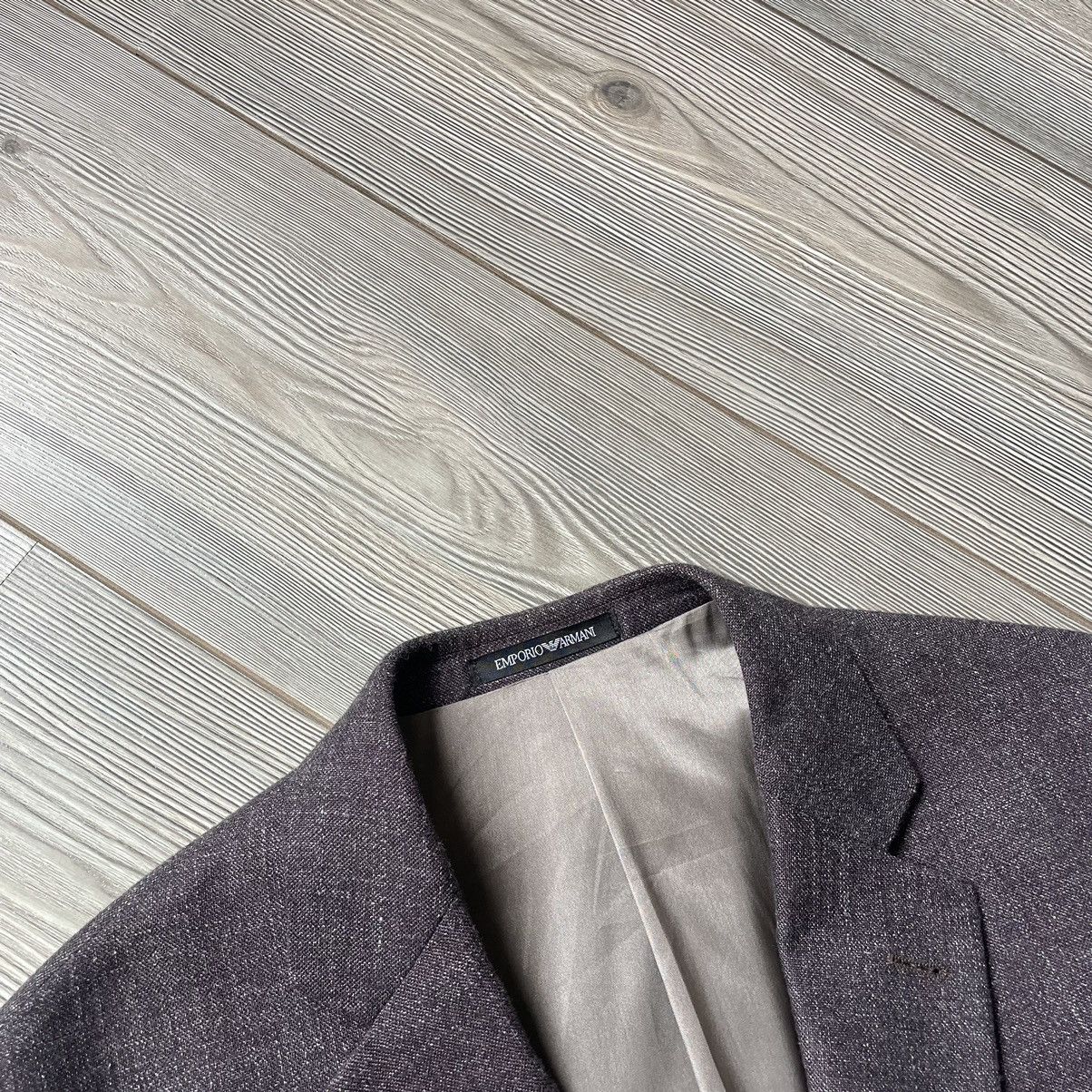 Emporio Armani Emporio Armani G Line Deco Wool Plaid Sport Blazer 50/L Size 50S - 8 Thumbnail