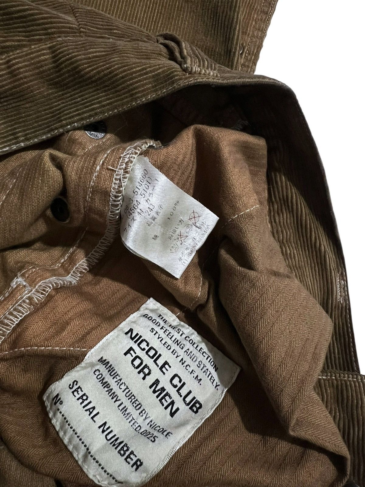 Nicole club flame corduroy flared pants