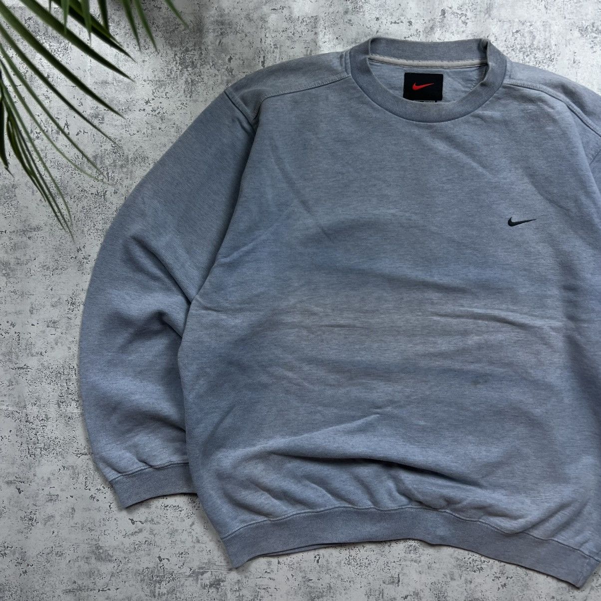 Nike 90s NIKE SWOOSH VINTAGE OVERSIZED BLANK BLEACHED SWEATSHIRT Size US L / EU 52-54 / 3 - 2 Thumbnail