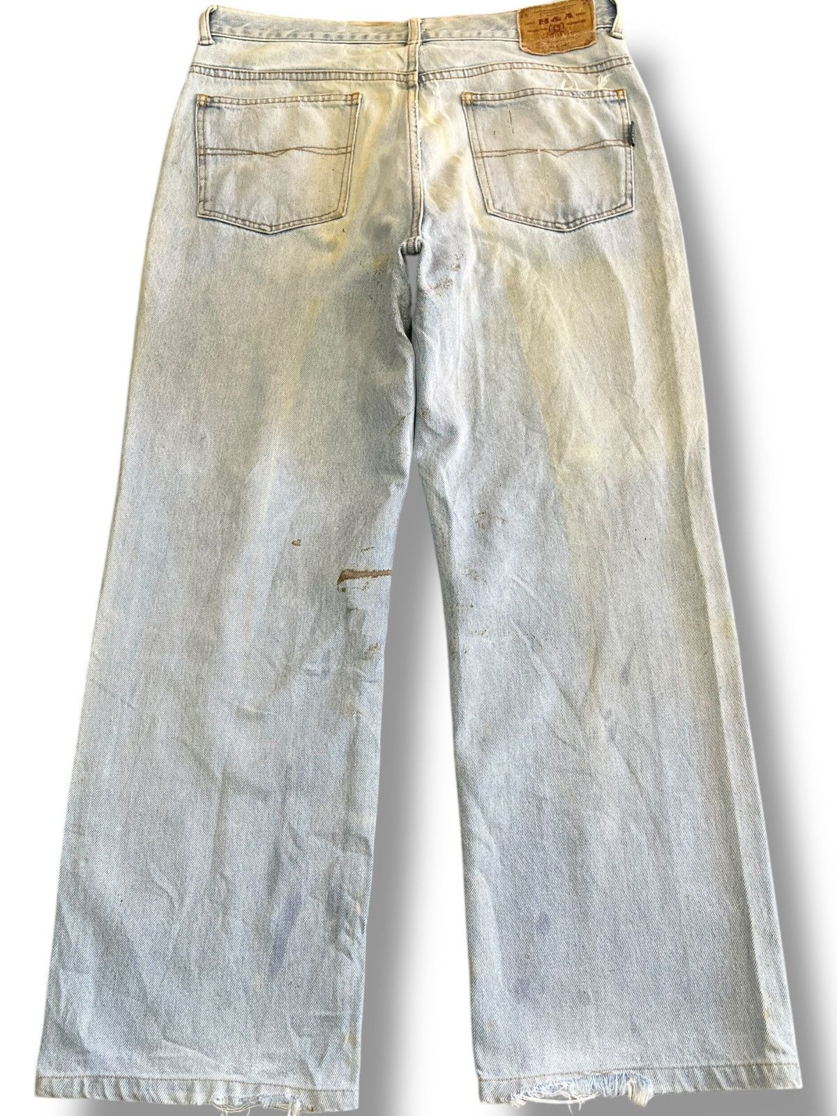 Japanese Brand × Vintage Vintage H&A Baggy Distressed Denim Size US 33 - 5 Thumbnail