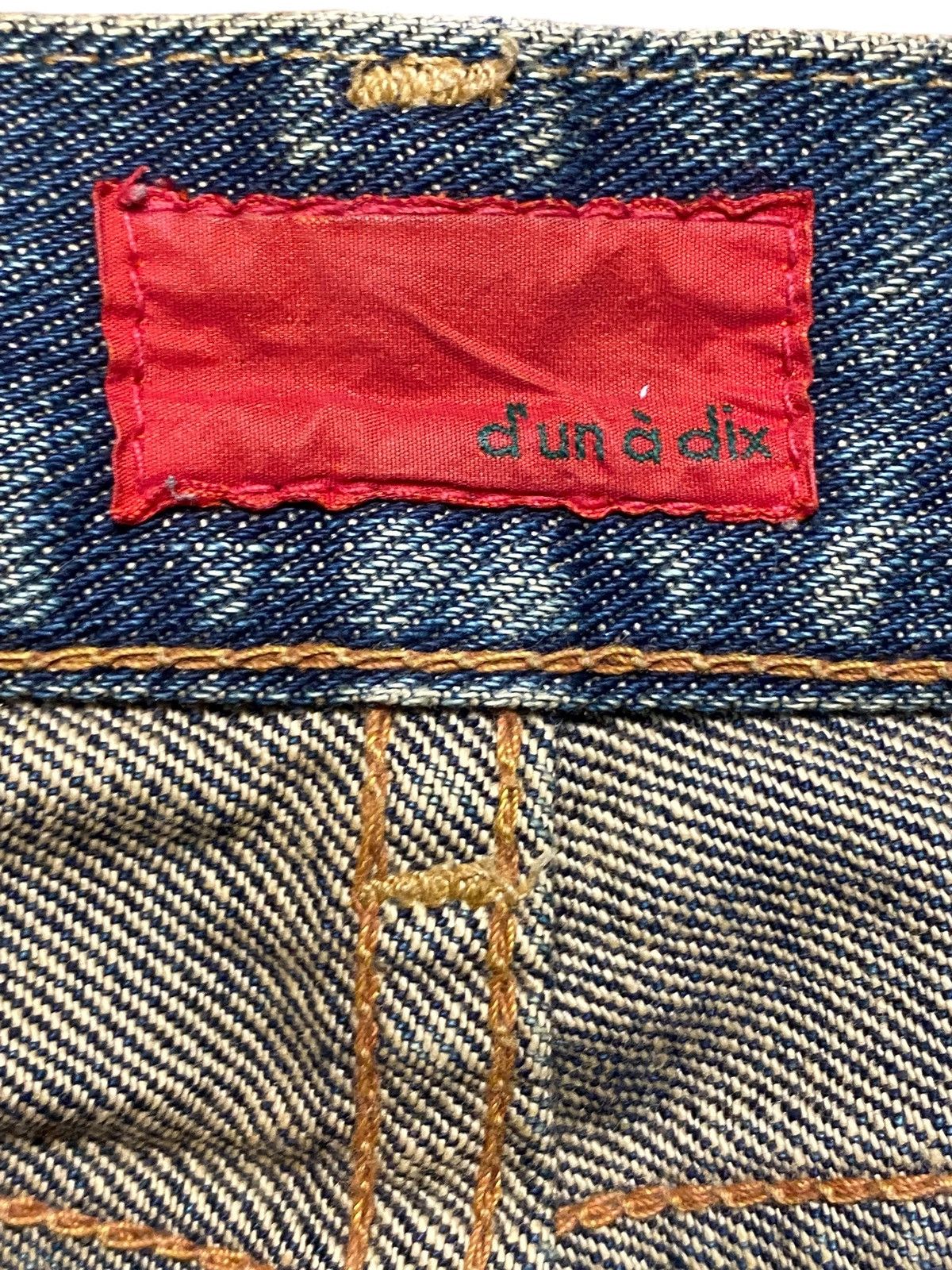 Japanese Brand Japanese Brand D’un Da dix Mud Wash Bootcut Style Jeans Size US 30 / EU 46 - 11 Thumbnail