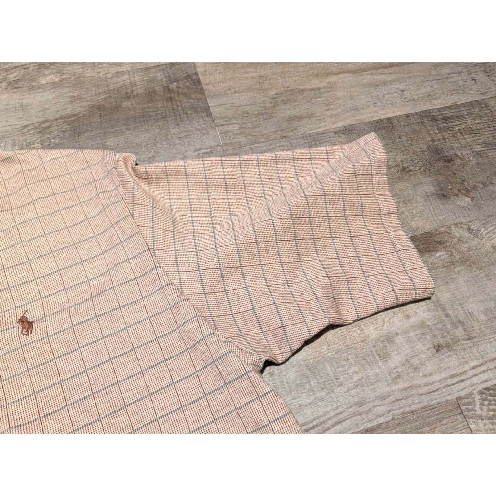 Polo Ralph Lauren VINTAGE Polo Ralph Lauren Plaid Polo Shirt Mens XL Brown 80s Classic Polo Shirt Mens XL Brown US Made Size US XL / EU 56 / 4 - 3 Thumbnail