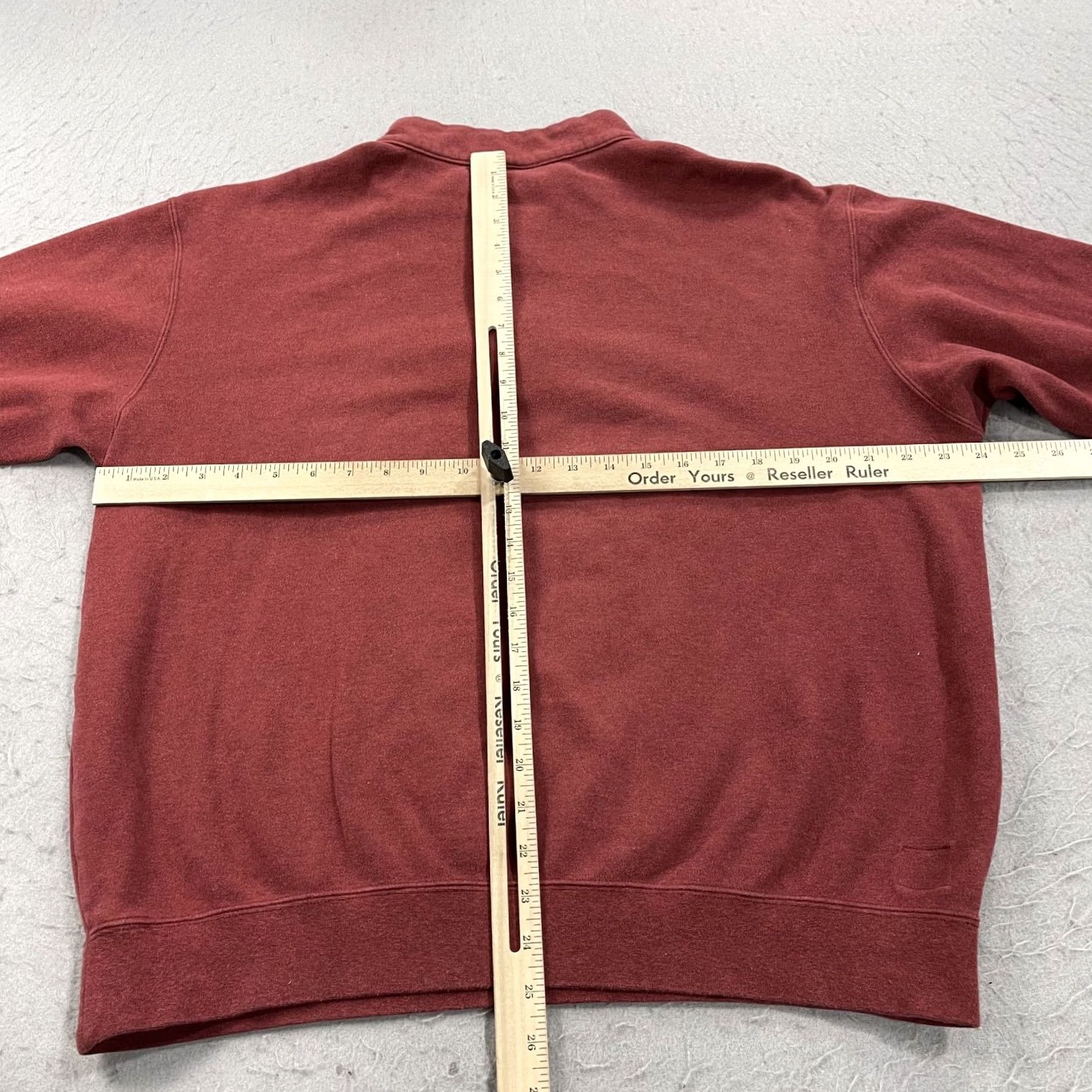 Peter Millar Peter Millar Sweater Mens L Red 100% Cotton Melange 1/4 Quarter Zip Pullover Size US L / EU 52-54 / 3 - 6 Thumbnail