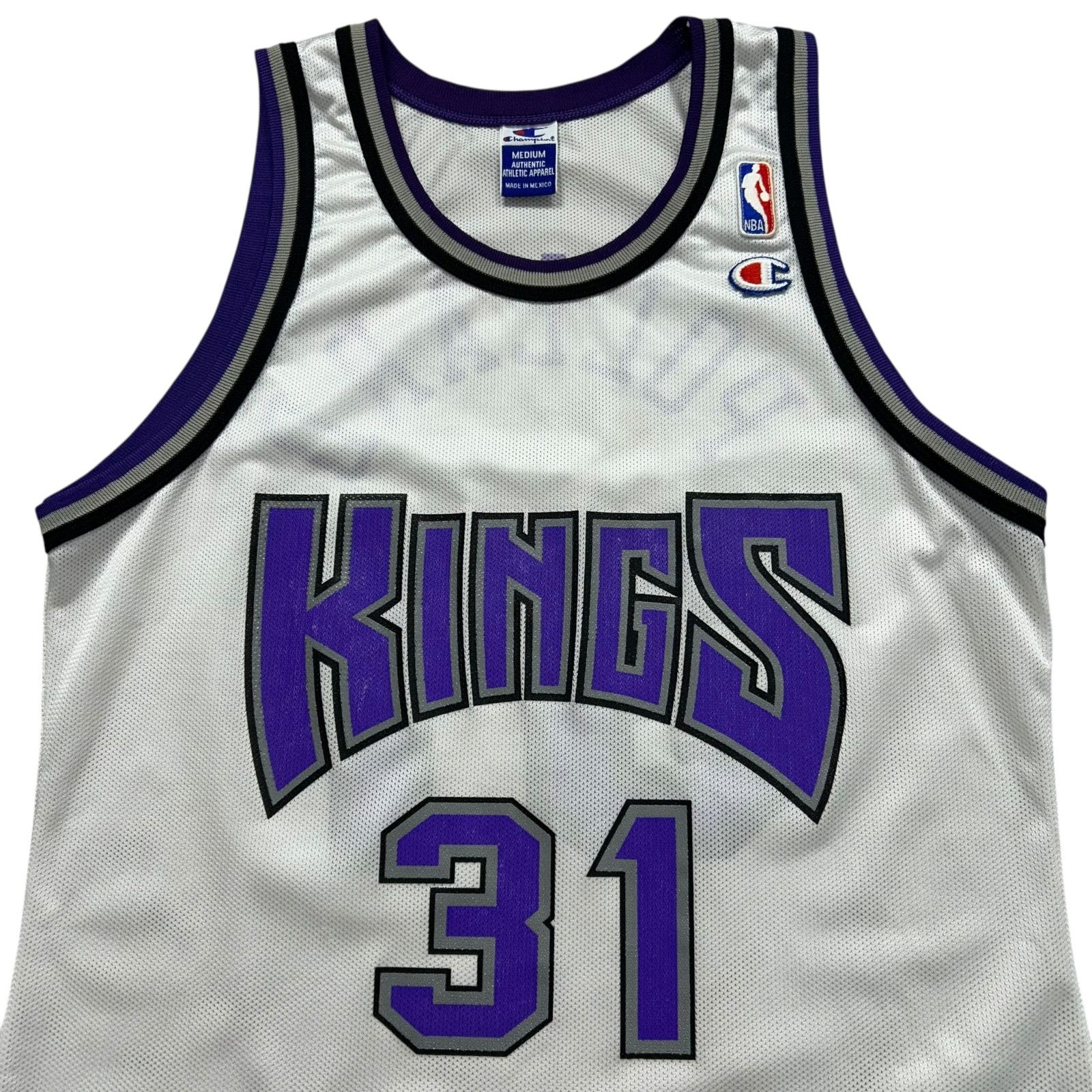 NBA RARE 90s SCOTT POLLARD SACRAMENTO KINGS JERSEY CHAMPION Size US L / EU 52-54 / 3 - 4 Thumbnail