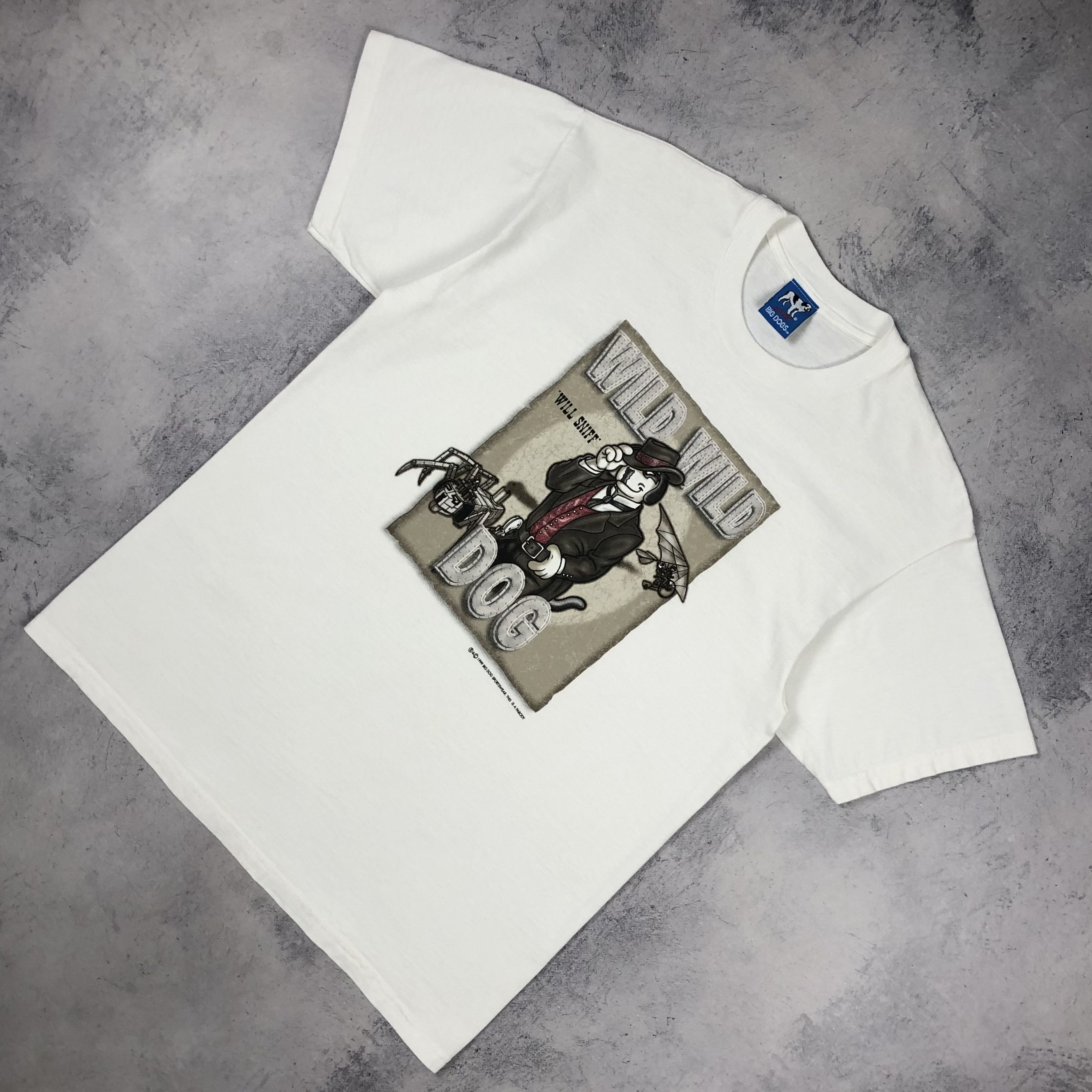 Big Dogs 1999 Big Dog Wild Wild West Will Smith Parody US Tee Size US M / EU 48-50 / 2 - 2 Thumbnail