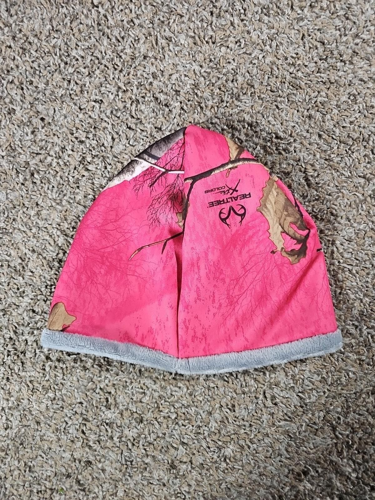 Realtree Hot Shot Pink Winter Hunting Beanie Hat Size ONE SIZE - 3 Thumbnail