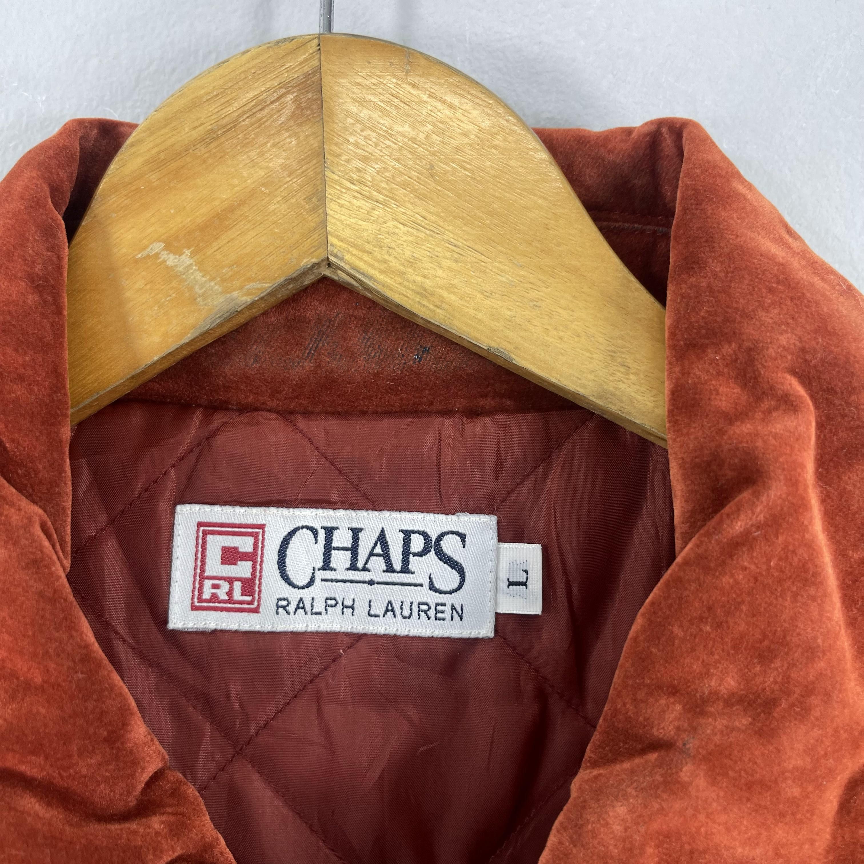 Chaps Ralph Lauren Vintage 90's CHAPS RALPH LAUREN Suede Rayon Jacket Size US L / EU 52-54 / 3 - 5 Thumbnail