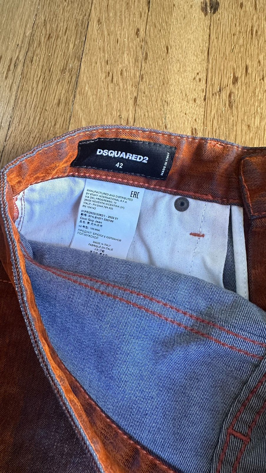 Dsquared2 Distressed Velvet Jean Size US 28 / EU 44 - 7 Thumbnail