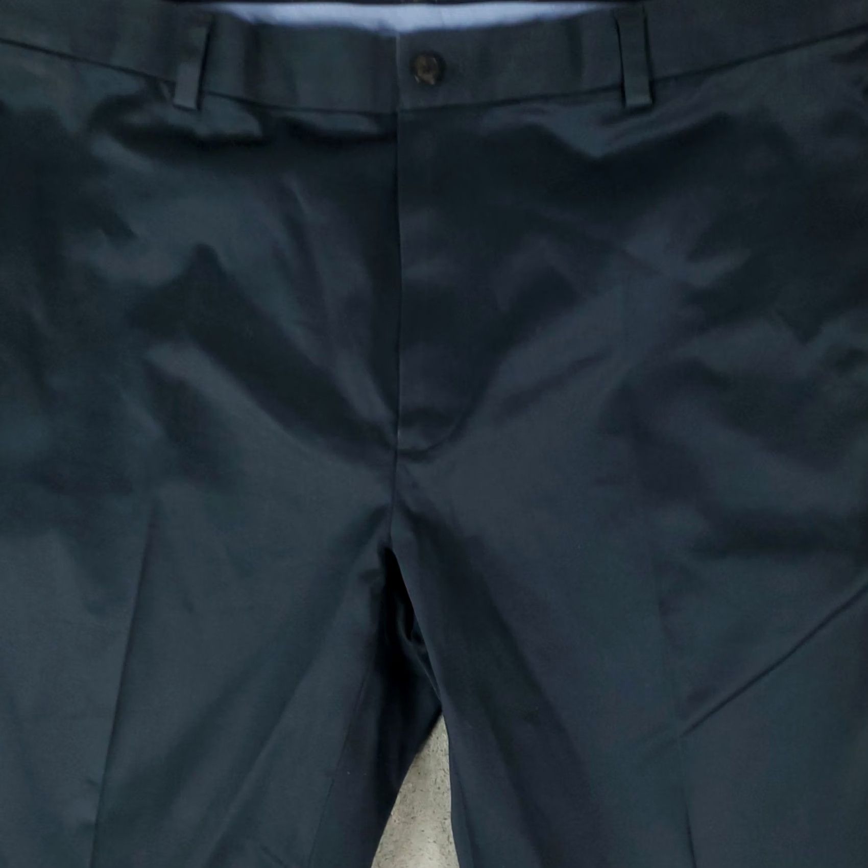 Brooks Brothers Brooks Brothers Pants Mens 38x30 Blue Flat Front Chino Trousers Dress Casual Business Regular Size US 38 / EU 54 - 2 Thumbnail