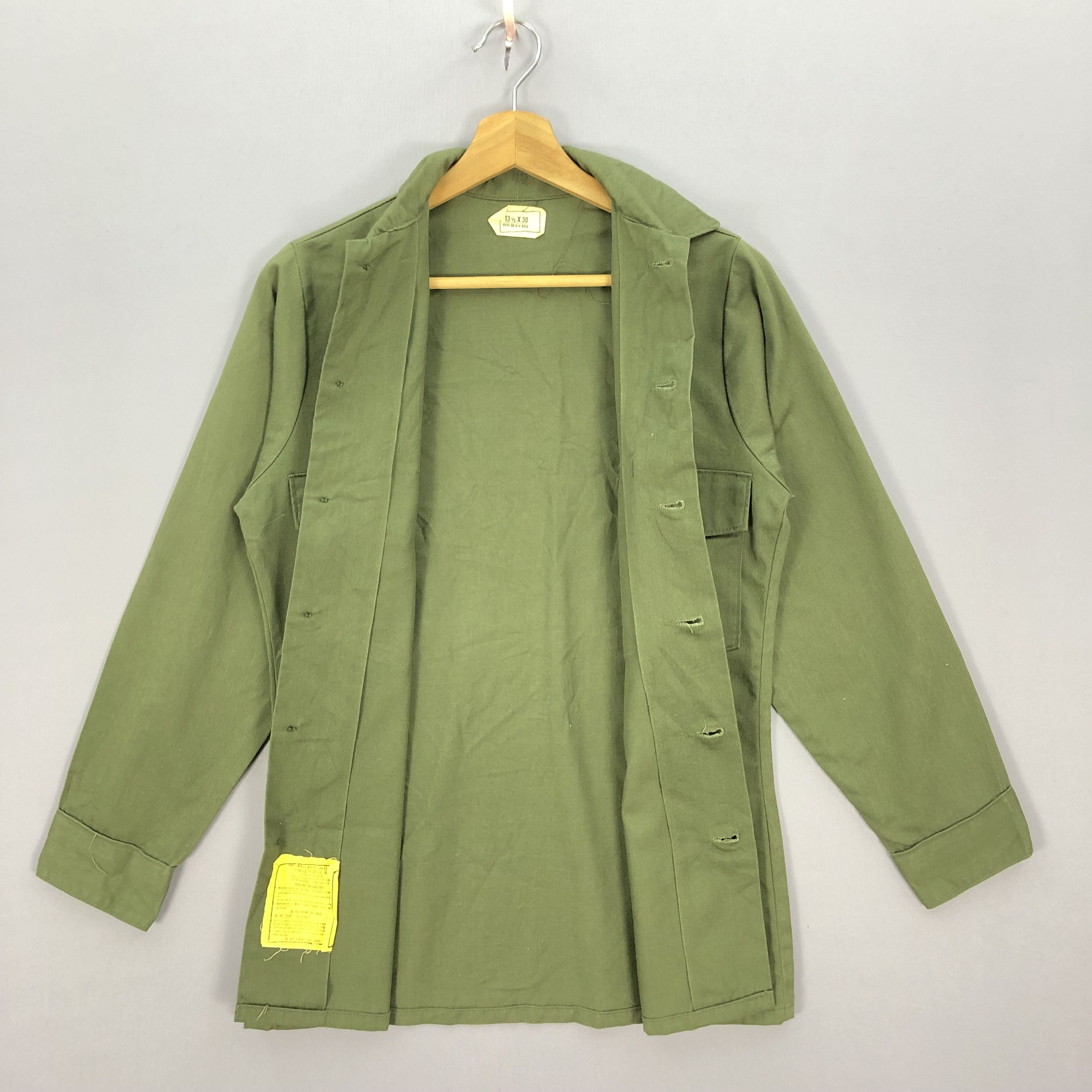 Vintage Vintage 80s OG 507 Military Work Wear Shirt Jacket Size US S / EU 44-46 / 1 - 5 Thumbnail