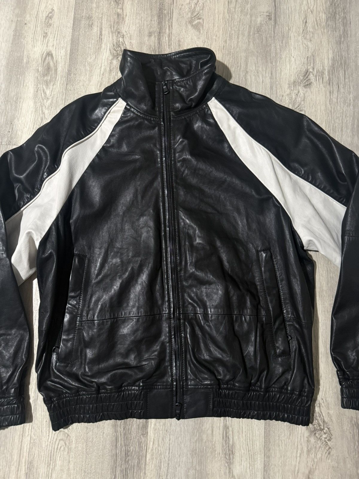 J.Lindeberg j. lindeberg mens lex leather track jacket Medium Lamb Size US M / EU 48-50 / 2 - 2 Thumbnail