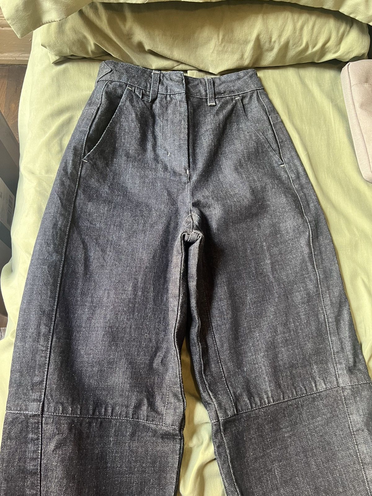 Jacquemus Jacquemus Le Denimes-Cargo Pant in Dark Navy Size 26" / US 2 / IT 38 - 3 Thumbnail