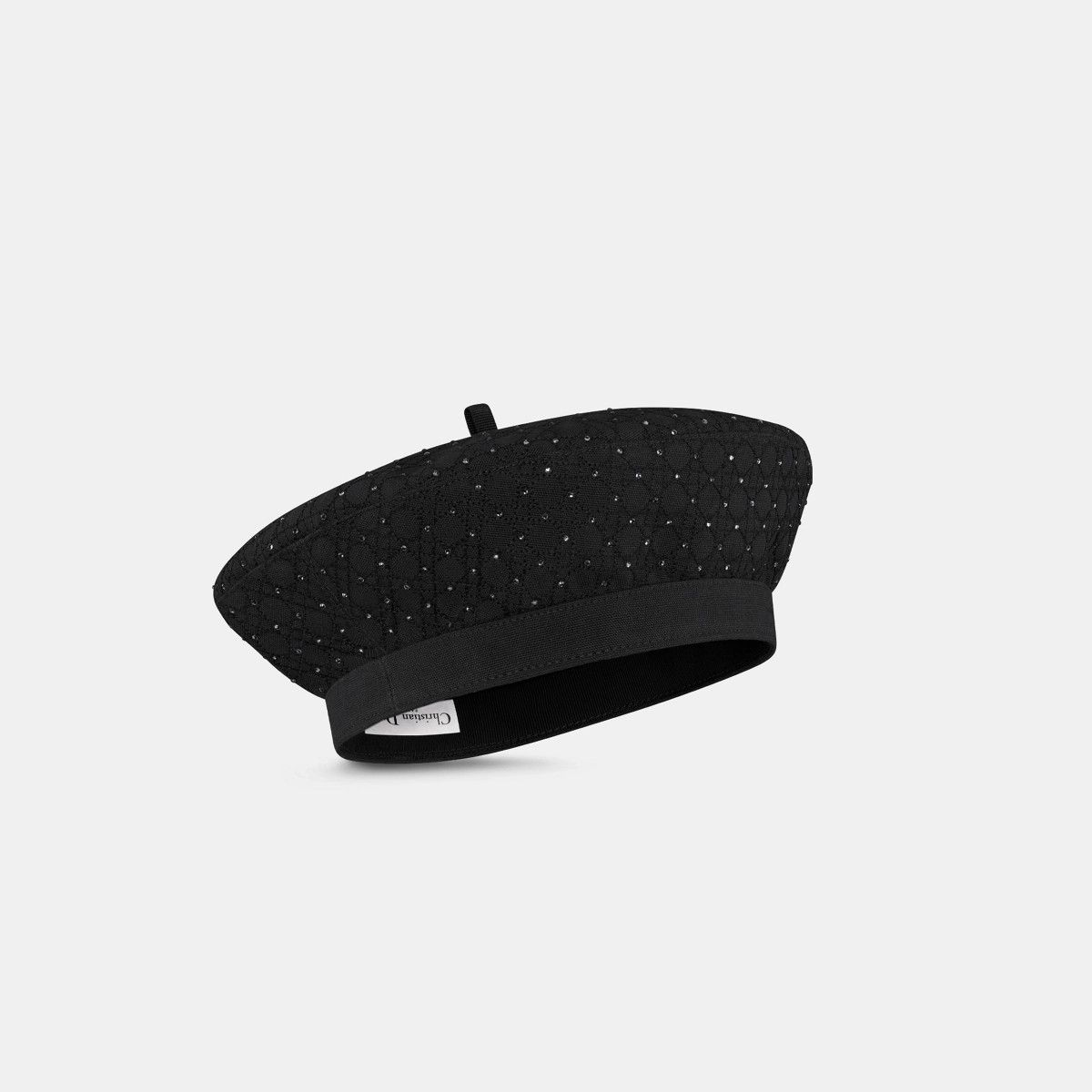 Dior o1bcso1str0226 Size:OS/Arty Cannage Beret in Black Size ONE SIZE - 1 Thumbnail